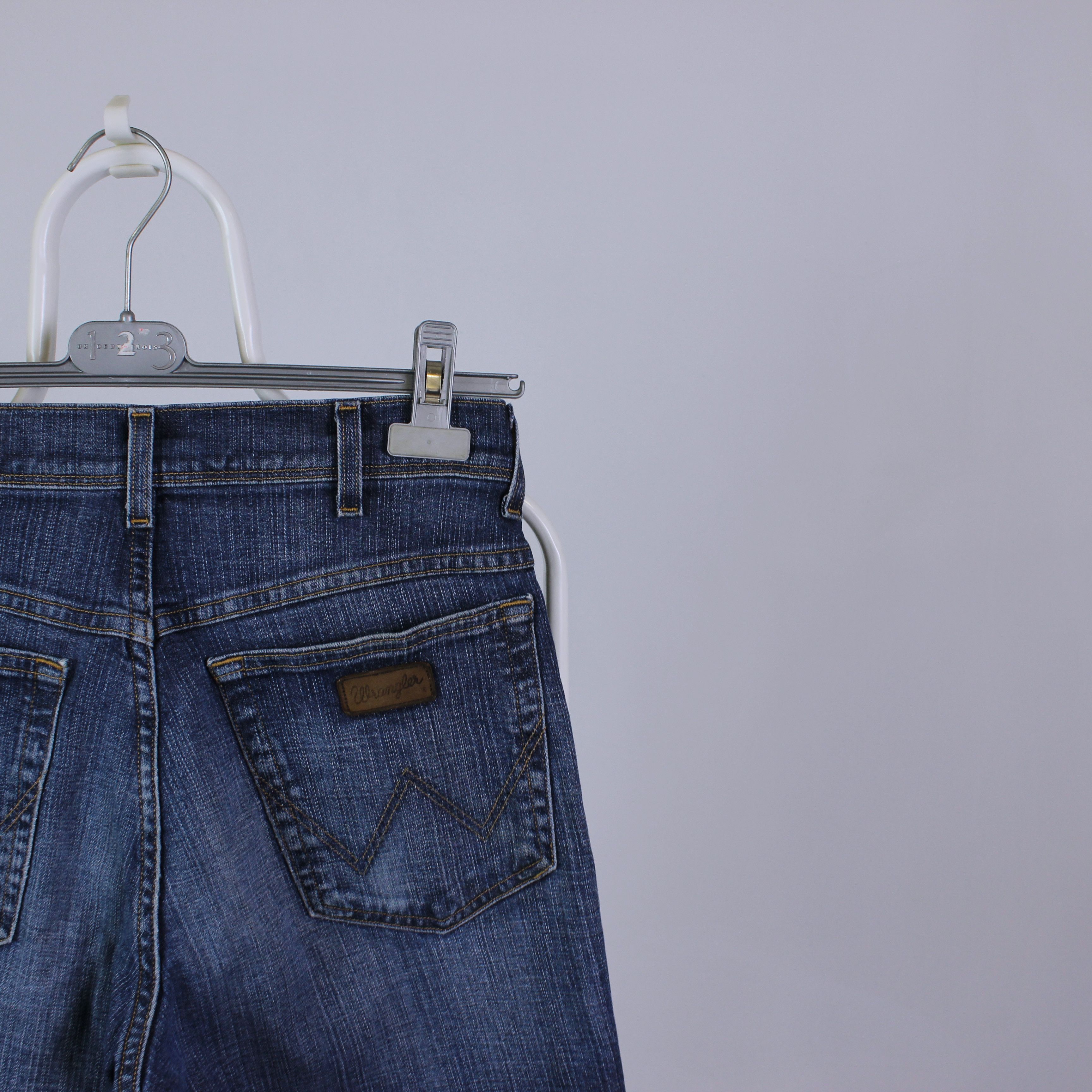 Wrangler Vintage wrangler jeans denim rare heavy dark Size US 31 - 1 Thumbnail