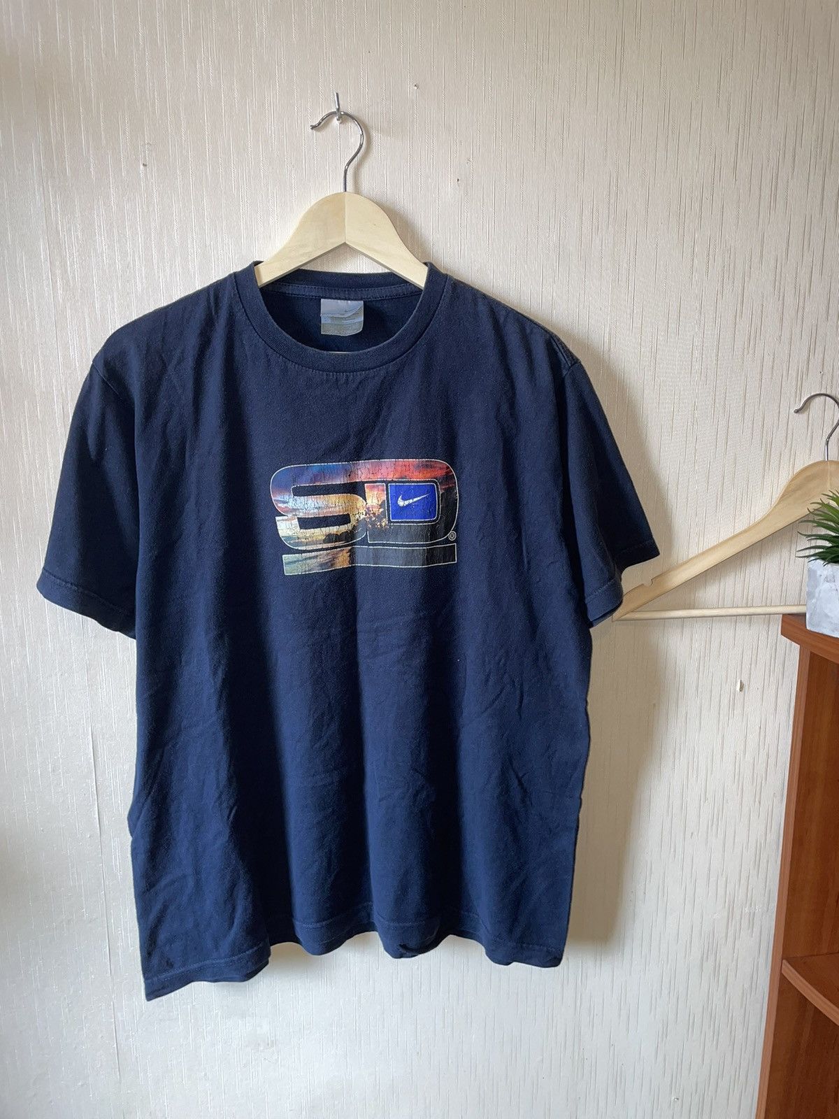 Vintage 90s Nike Grey Graphic Tee XL XXL