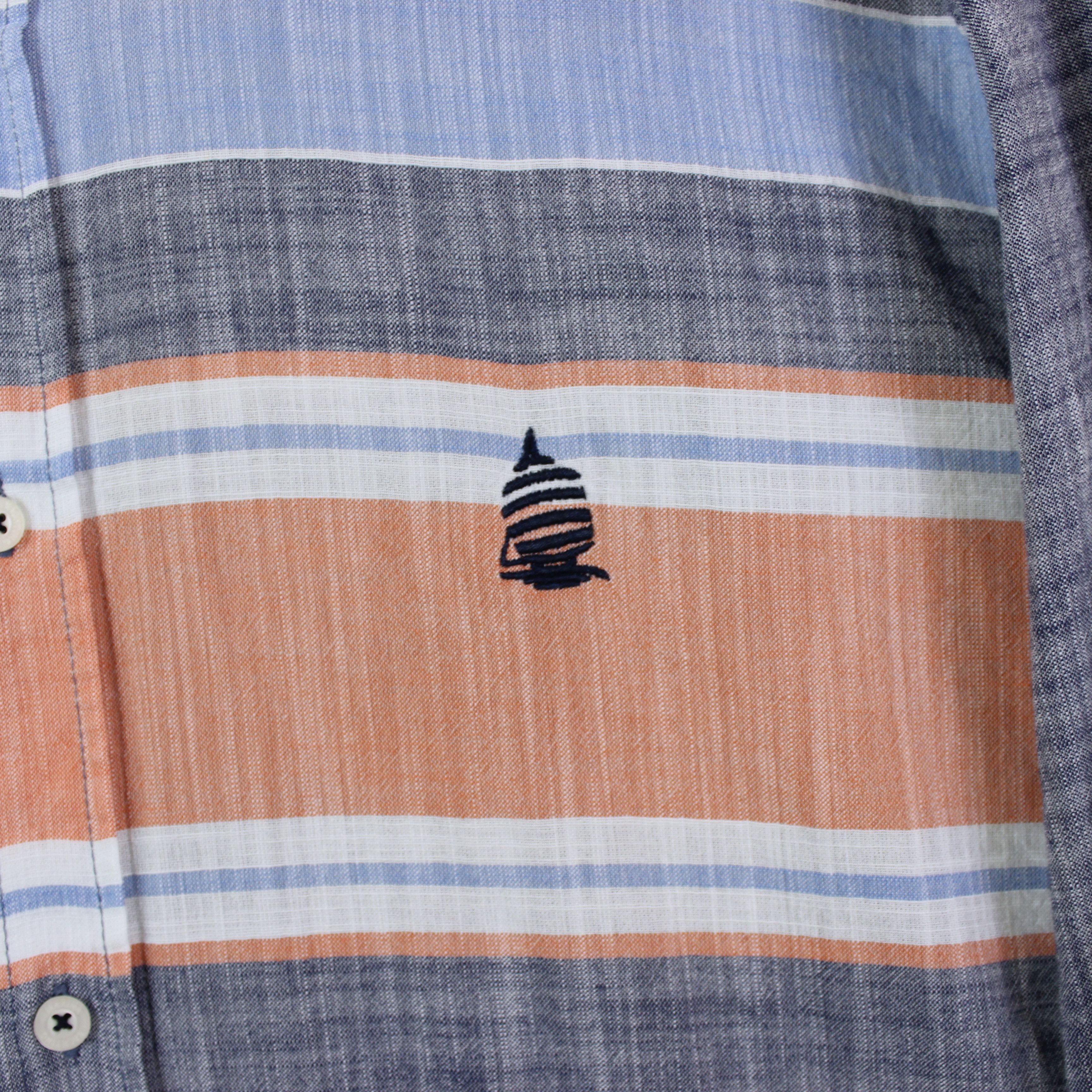 Other marina yachting striped monogram buttons up shirt rarity Size US L / EU 52-54 / 3 - 3 Thumbnail