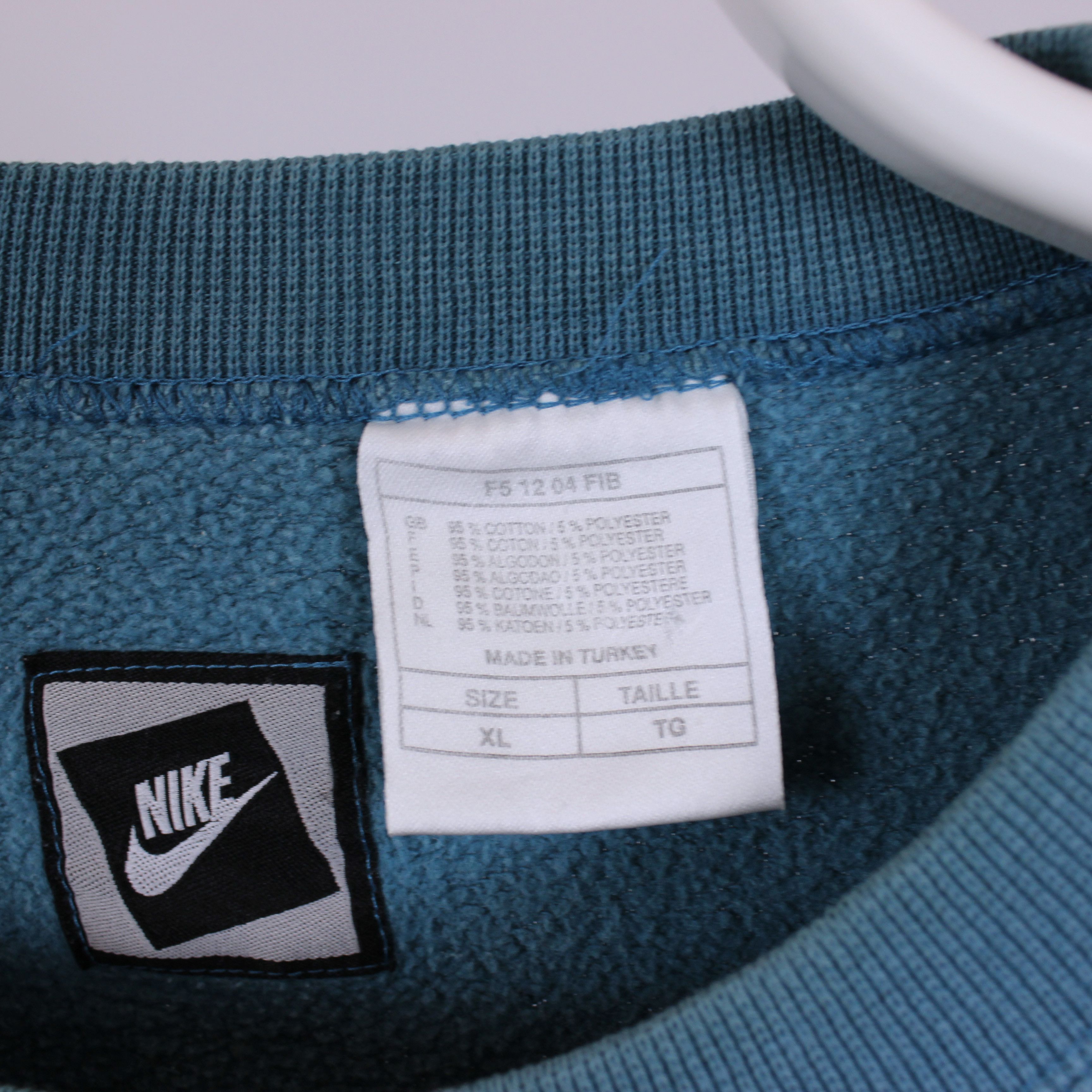 Nike Vintage nike big logo sweatshirt rare legit Size US XL / EU 56 / 4 - 5 Thumbnail