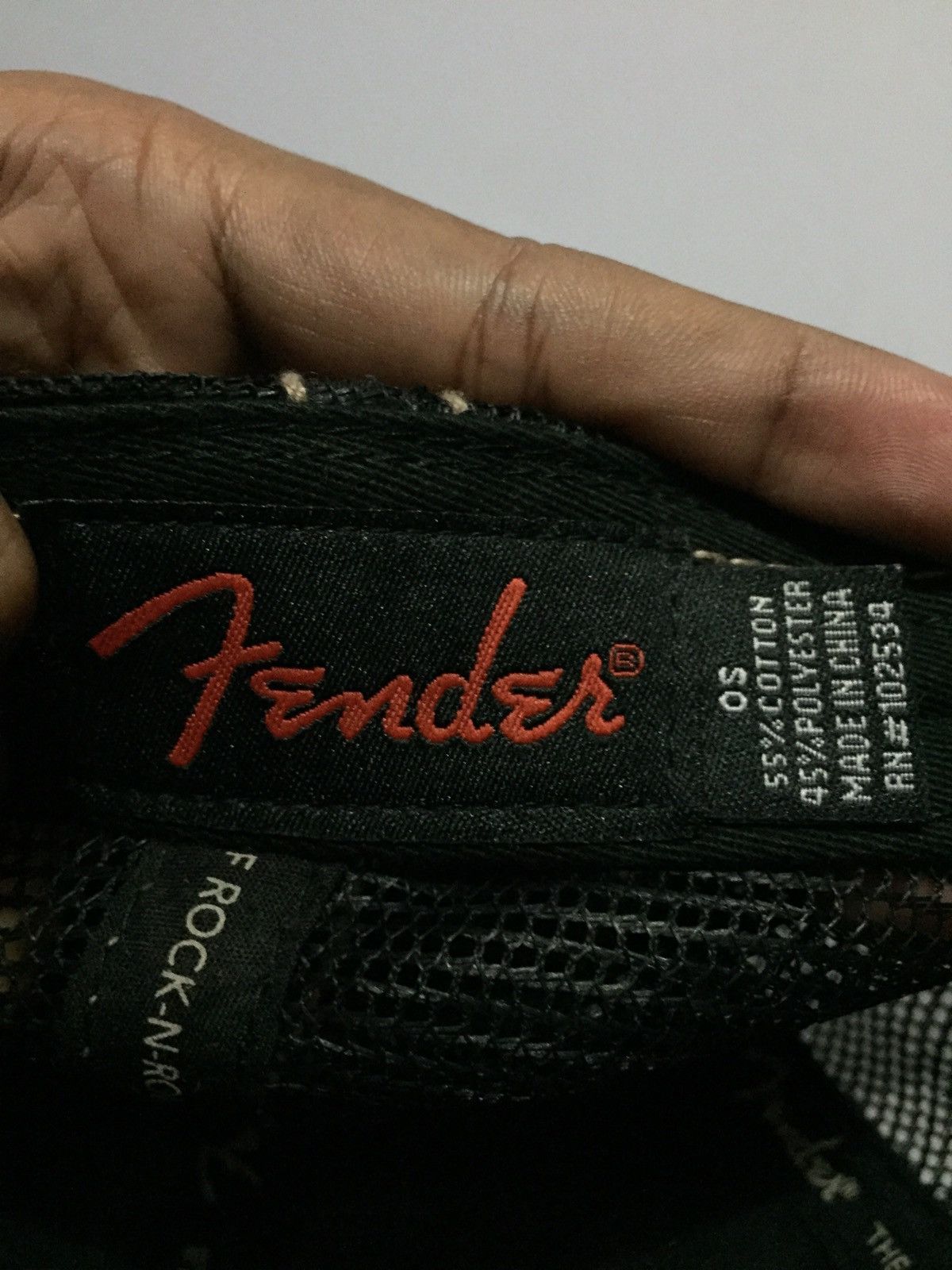 Vintage Fender Guitar The Spirit of Rock and Roll Trucker Hat Size ONE SIZE - 15 Thumbnail