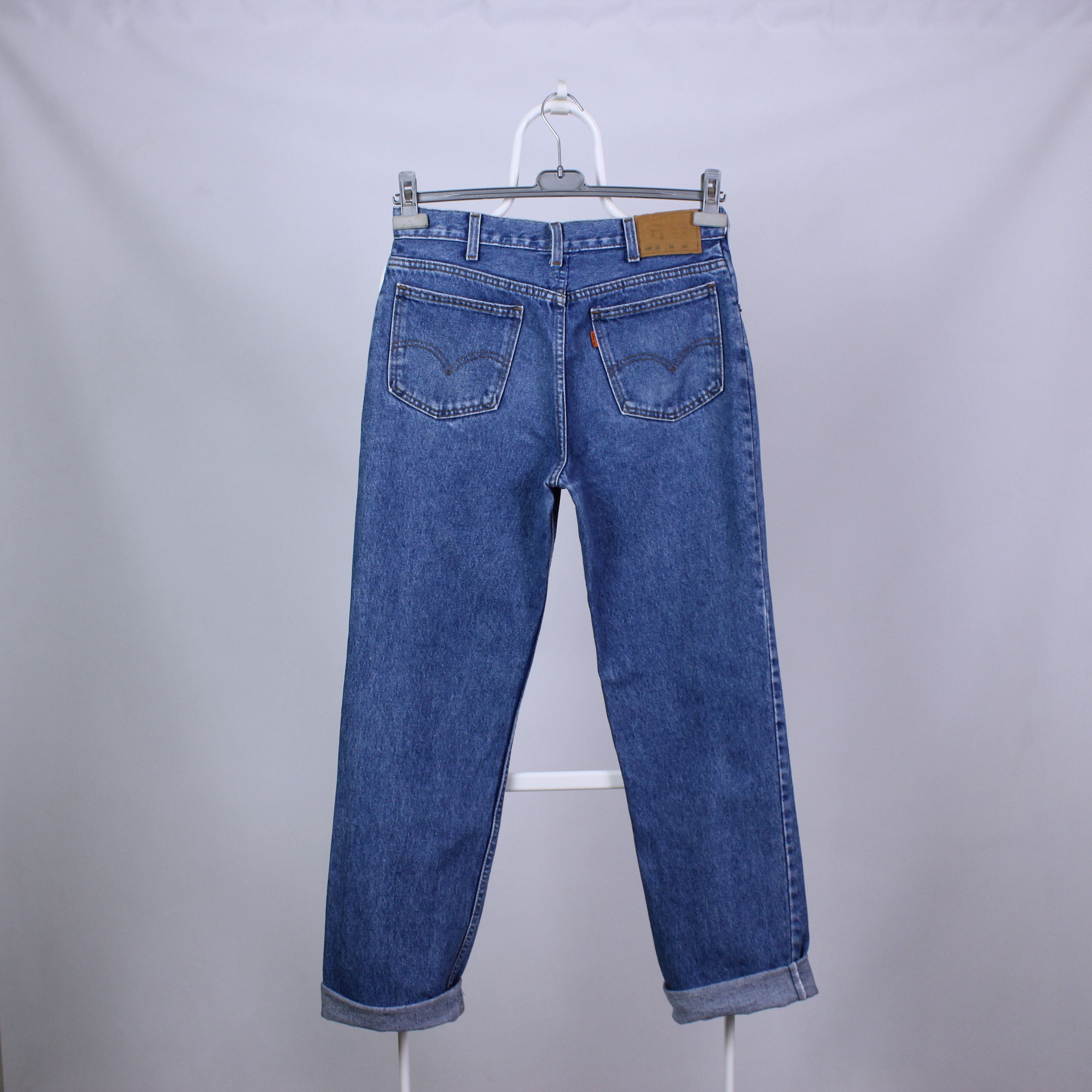 Levi's Vintage levis 627 07 jeans denim blue heavy UK 34 36 Size US 34 / EU 50 - 5 Thumbnail
