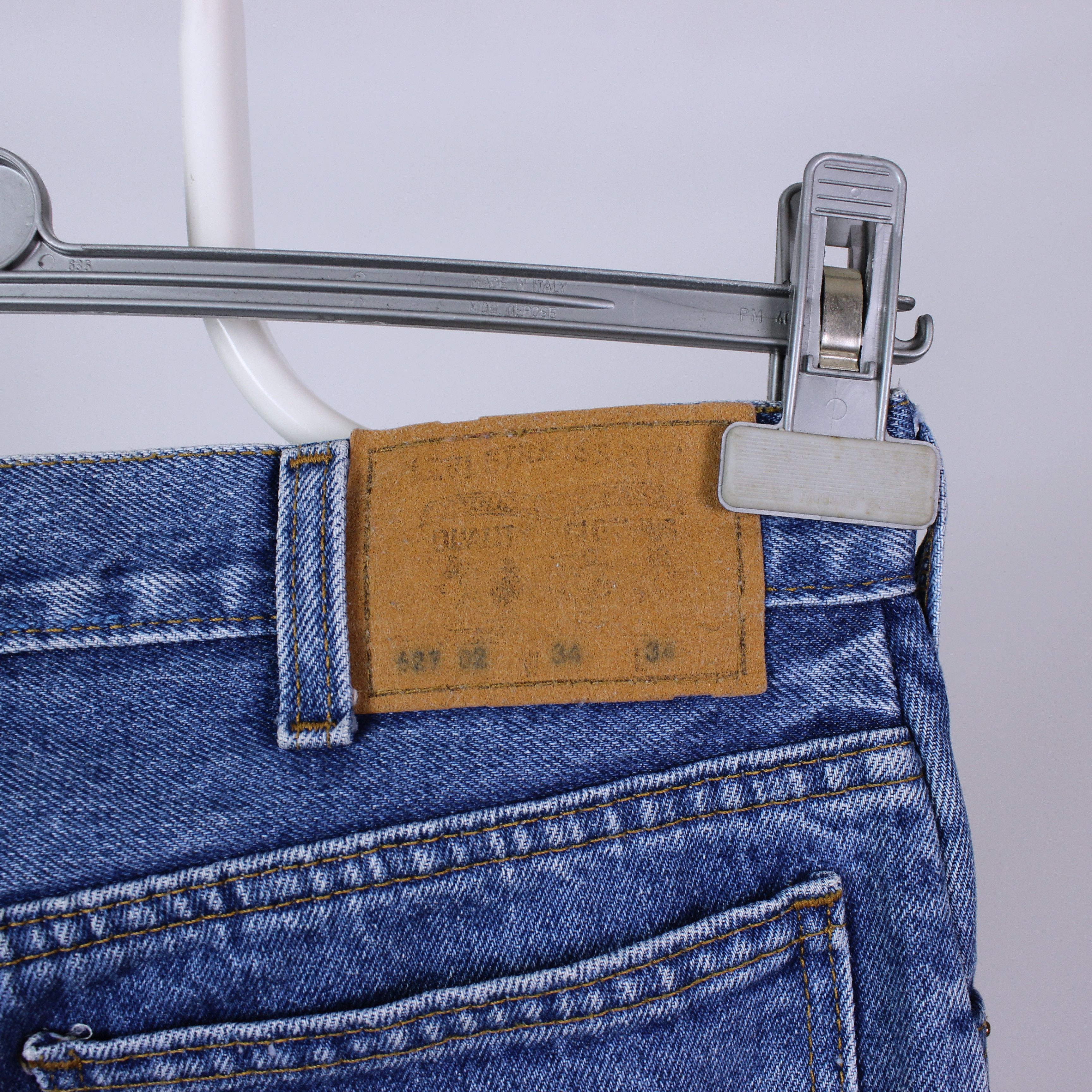Levi's Vintage levis 627 07 jeans denim blue heavy UK 34 36 Size US 34 / EU 50 - 13 Thumbnail