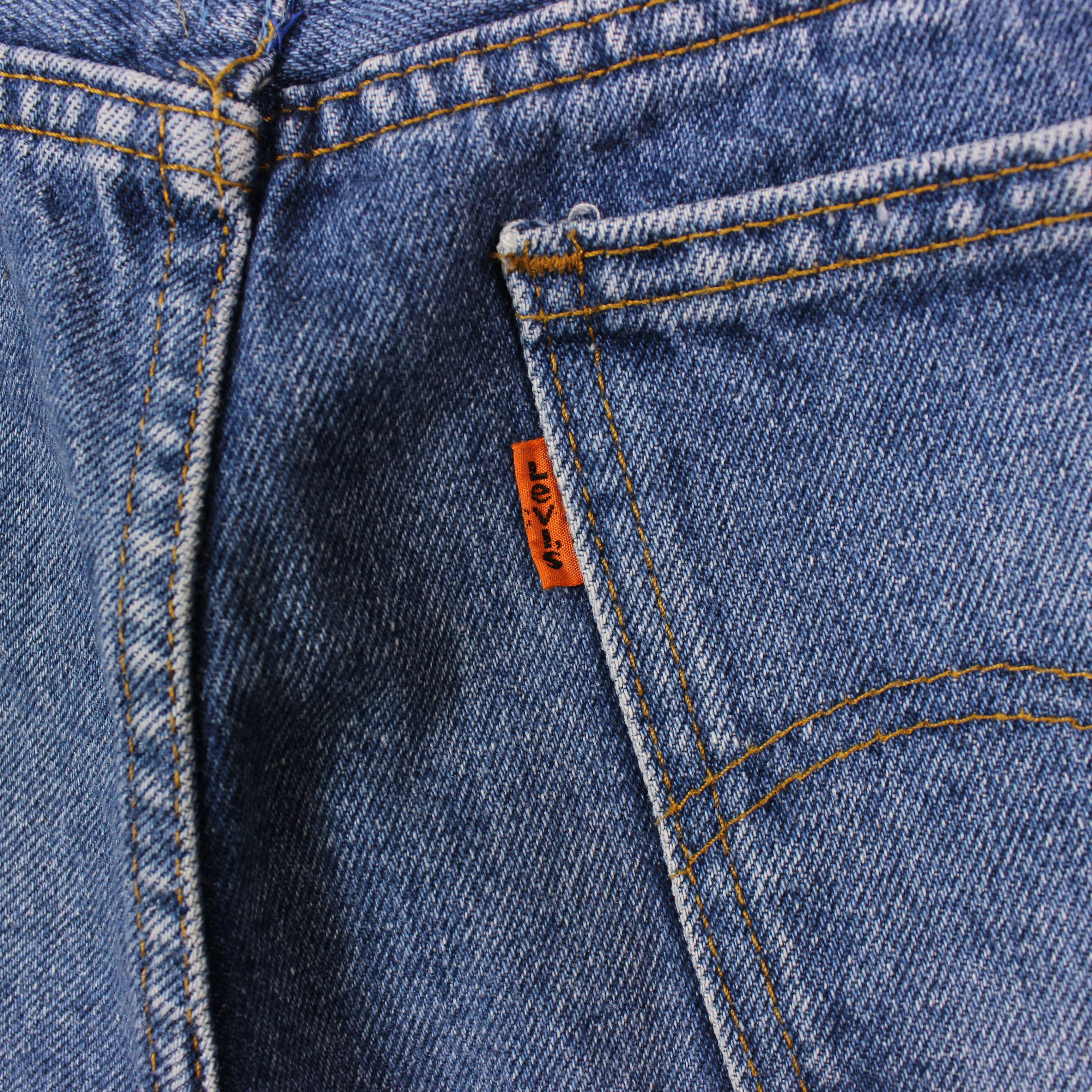 Levi's Vintage levis 627 07 jeans denim blue heavy UK 34 36 Size US 34 / EU 50 - 12 Thumbnail