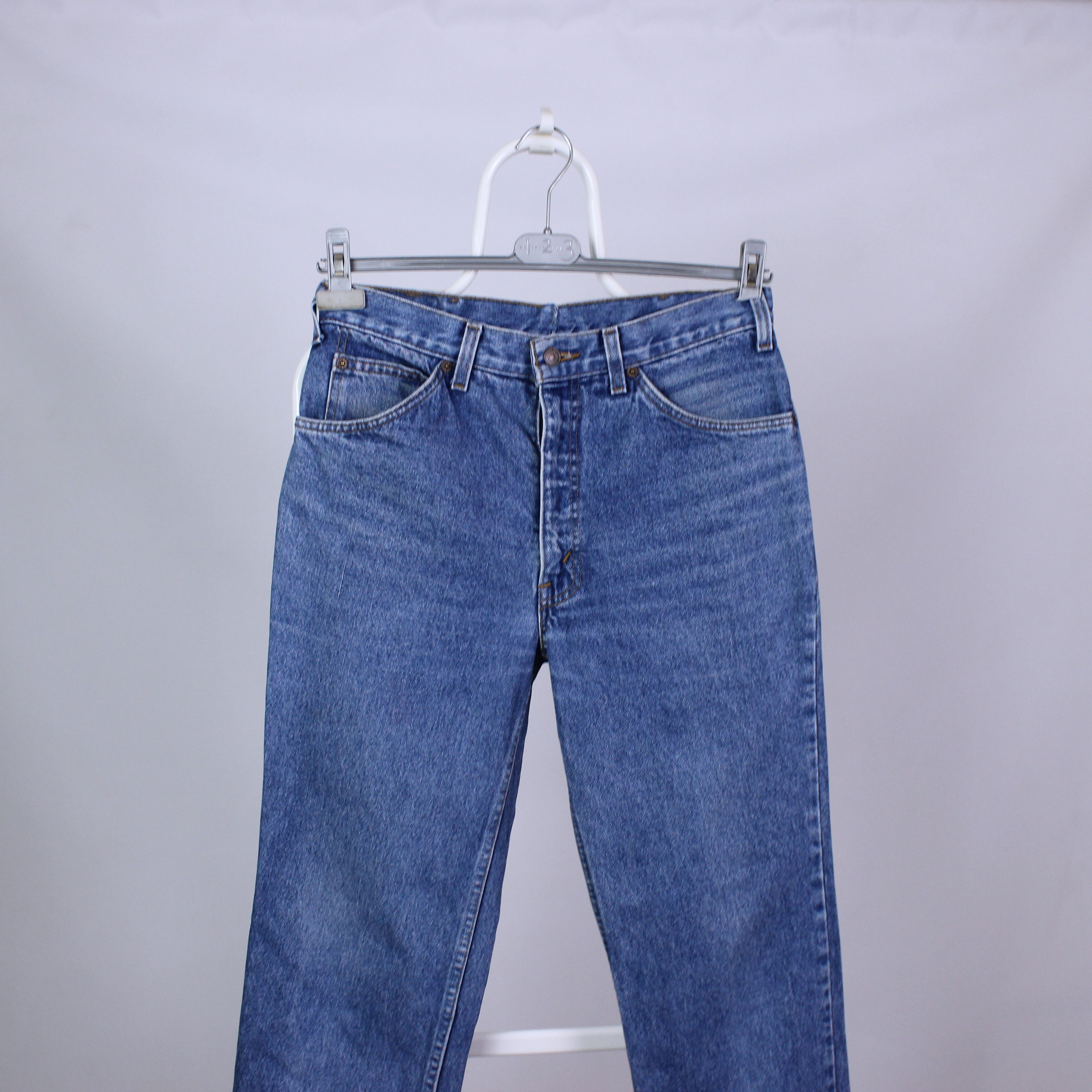Levi's Vintage levis 627 07 jeans denim blue heavy UK 34 36 Size US 34 / EU 50 - 4 Thumbnail