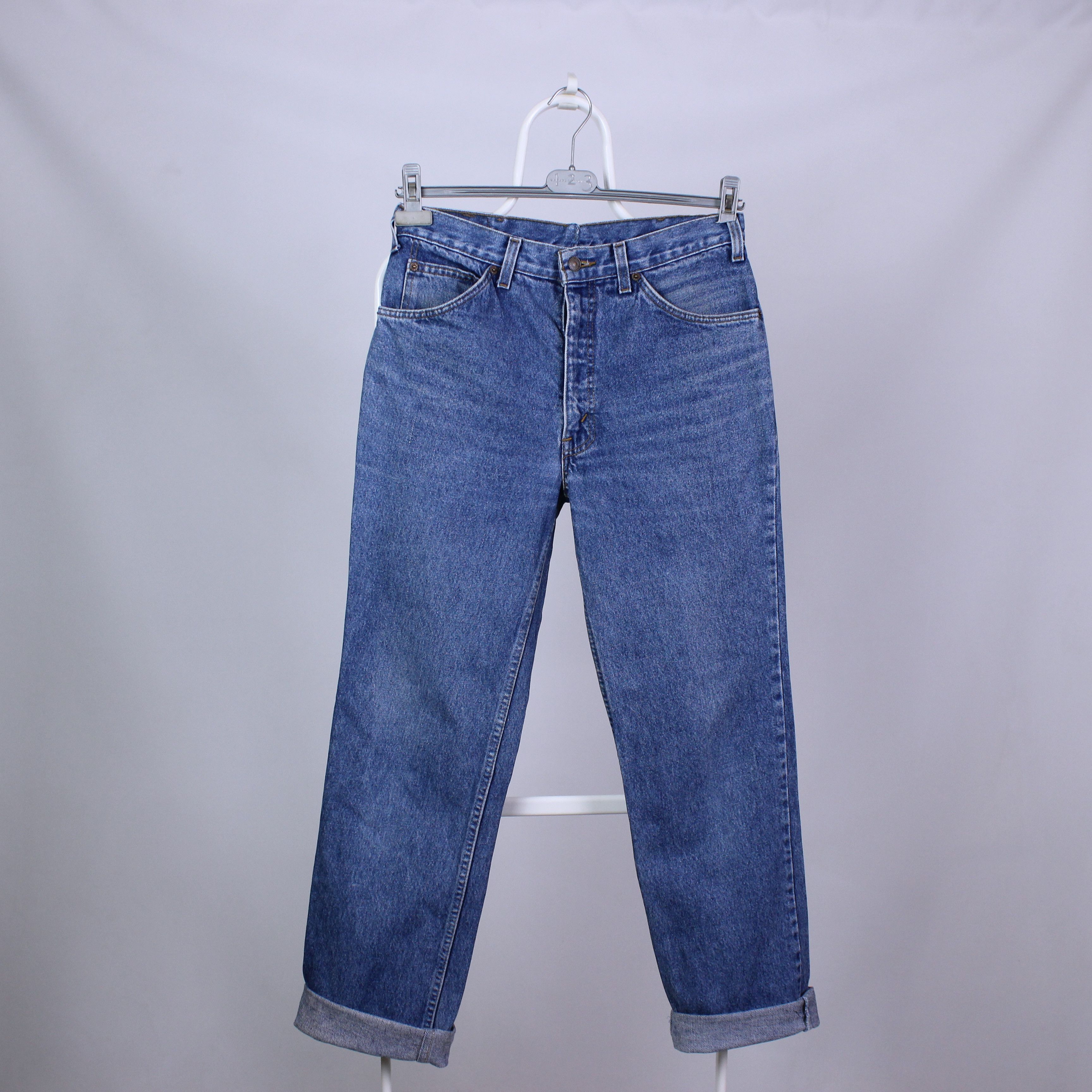 Levi's Vintage levis 627 07 jeans denim blue heavy UK 34 36 Size US 34 / EU 50 - 6 Thumbnail