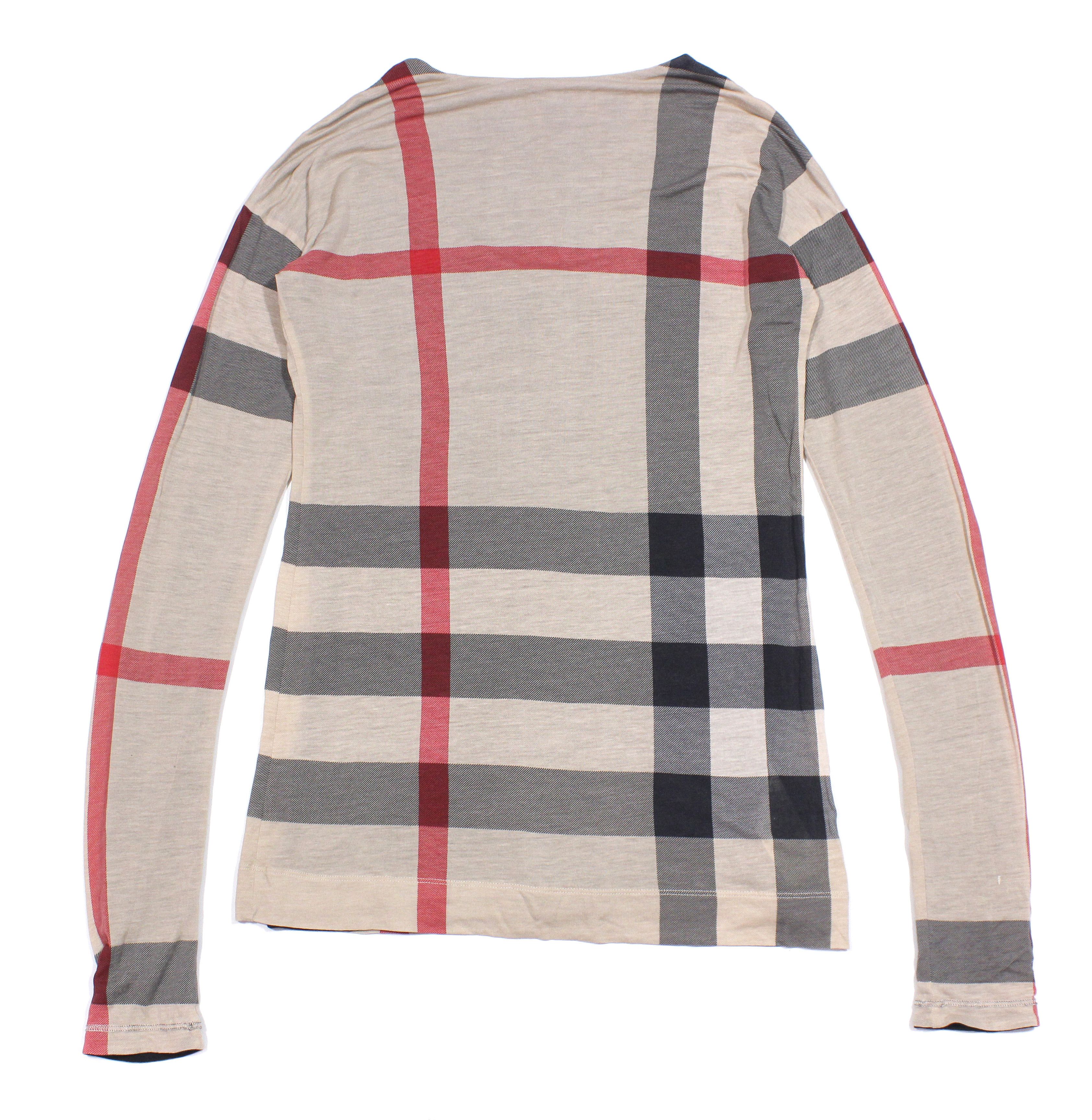 Burberry Nova Check Reversible Longsleeve Size XL / US 12-14 / IT 48-50 - 3 Thumbnail