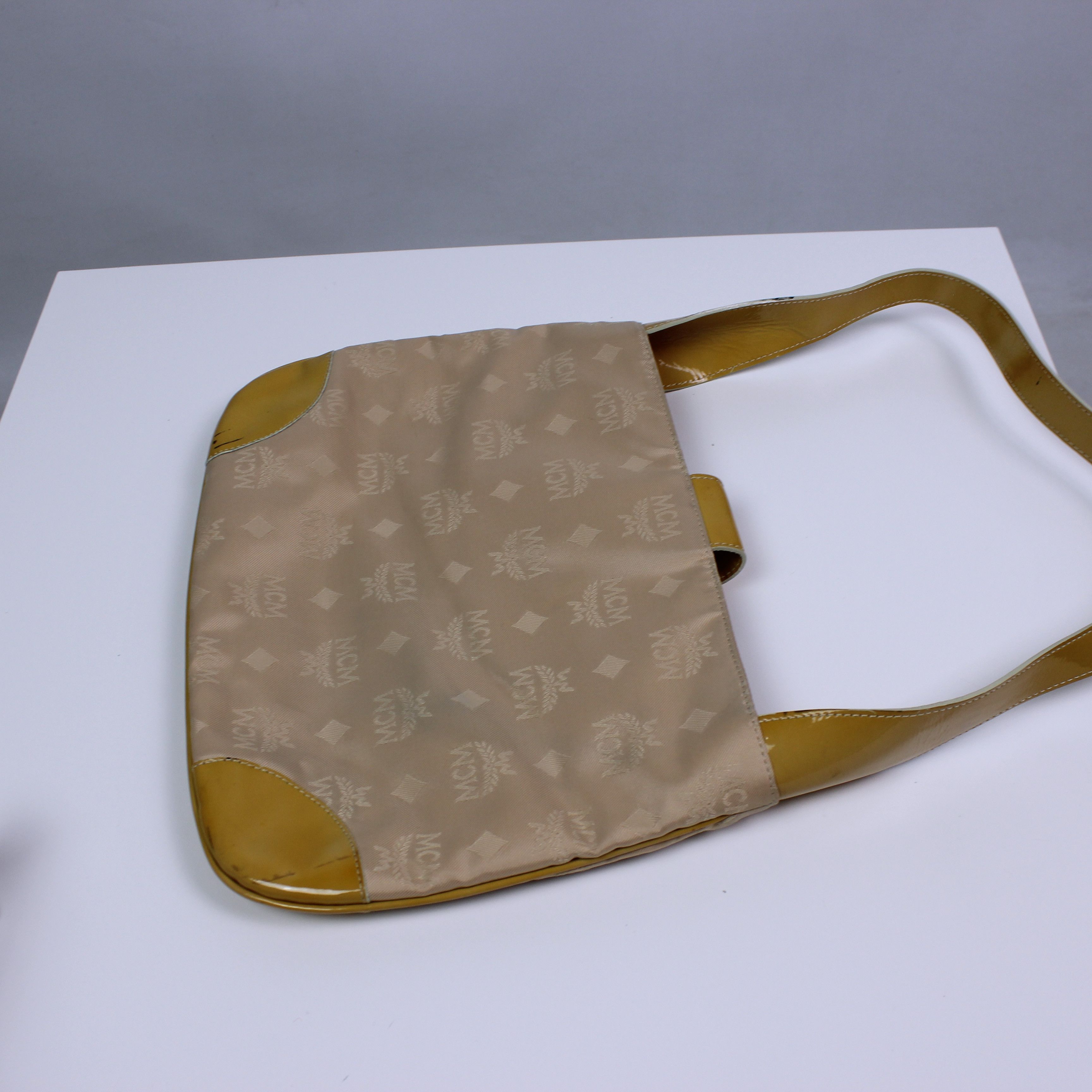 MCM MCM vintage leather handle bags shoulders rarity green Size ONE SIZE - 5 Thumbnail
