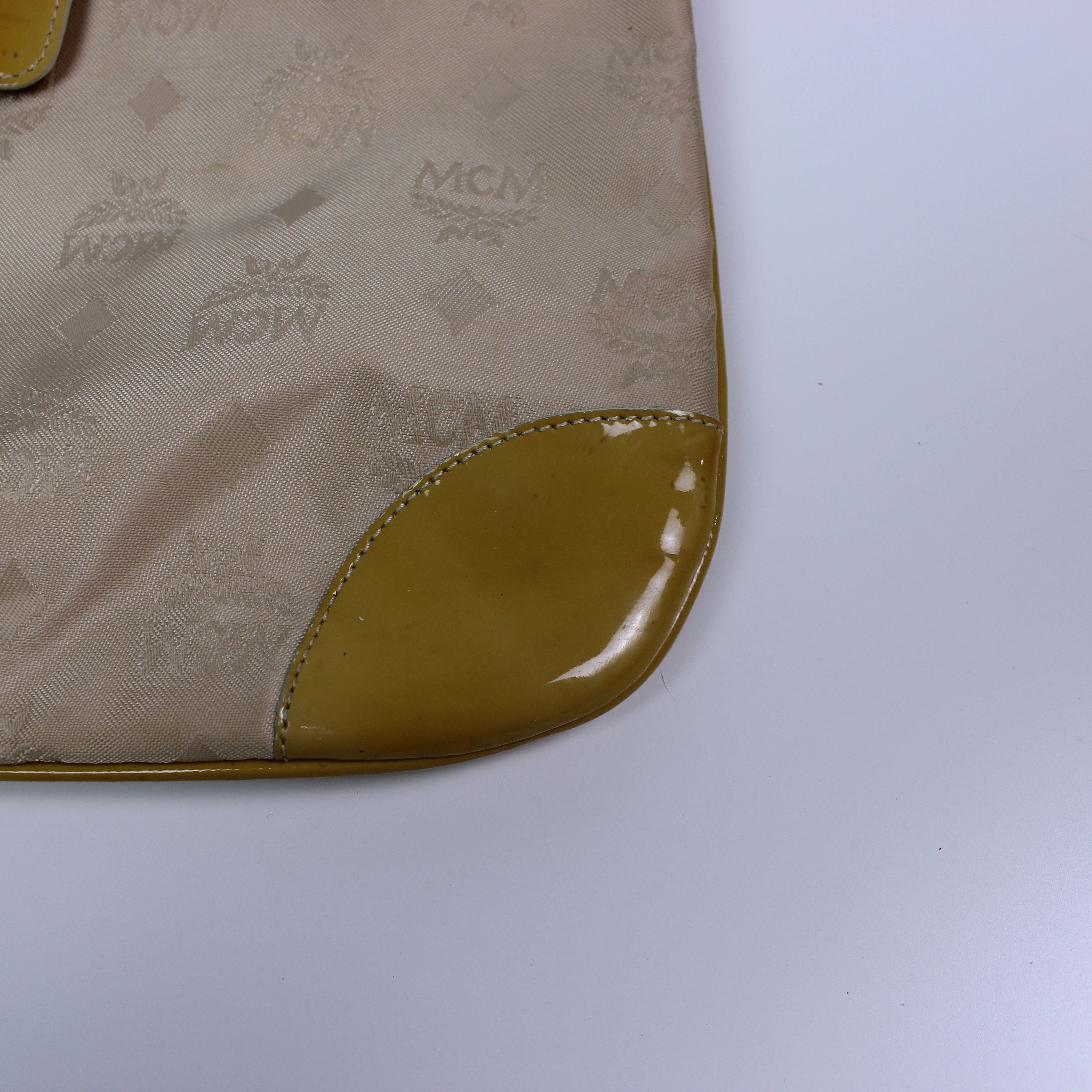 MCM MCM vintage leather handle bags shoulders rarity green Size ONE SIZE - 3 Thumbnail