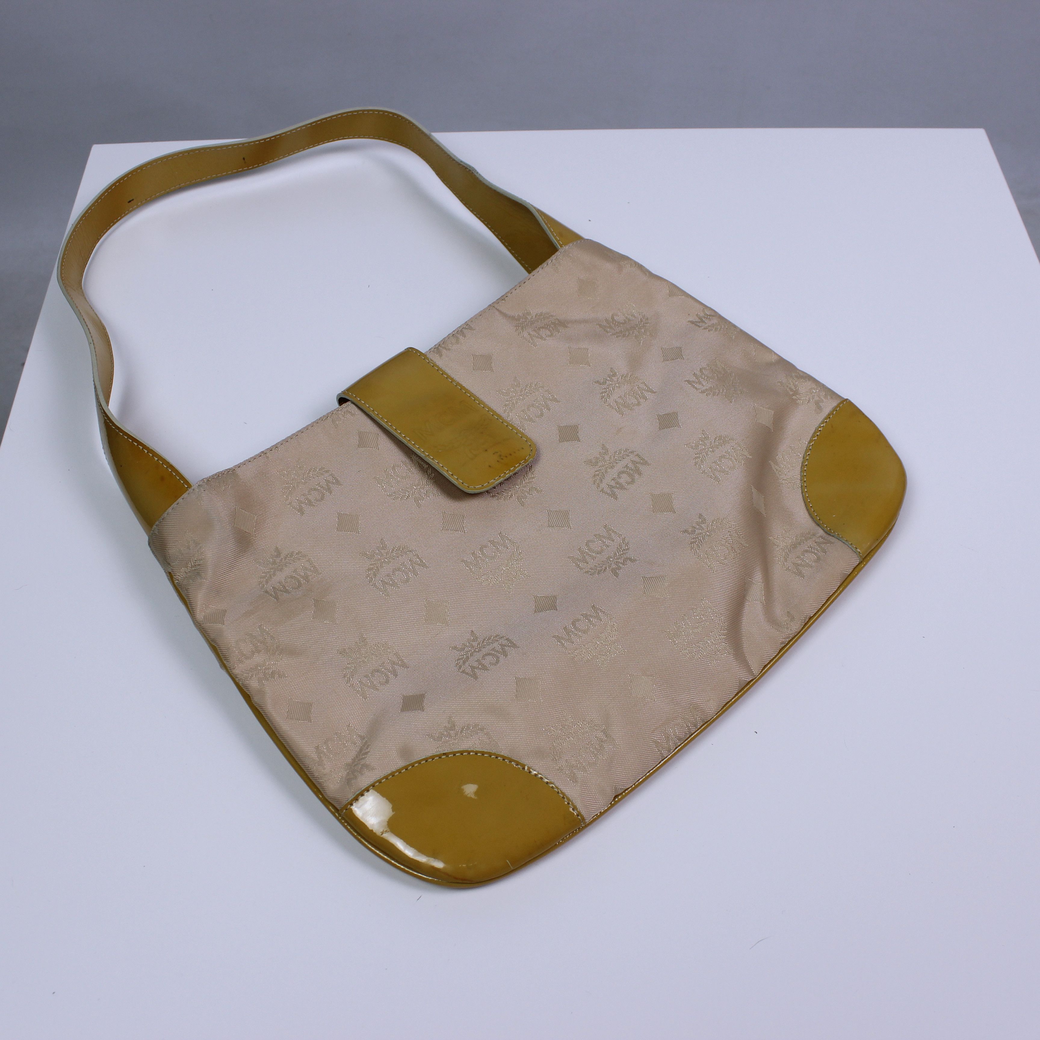 MCM MCM vintage leather handle bags shoulders rarity green Size ONE SIZE - 11 Thumbnail