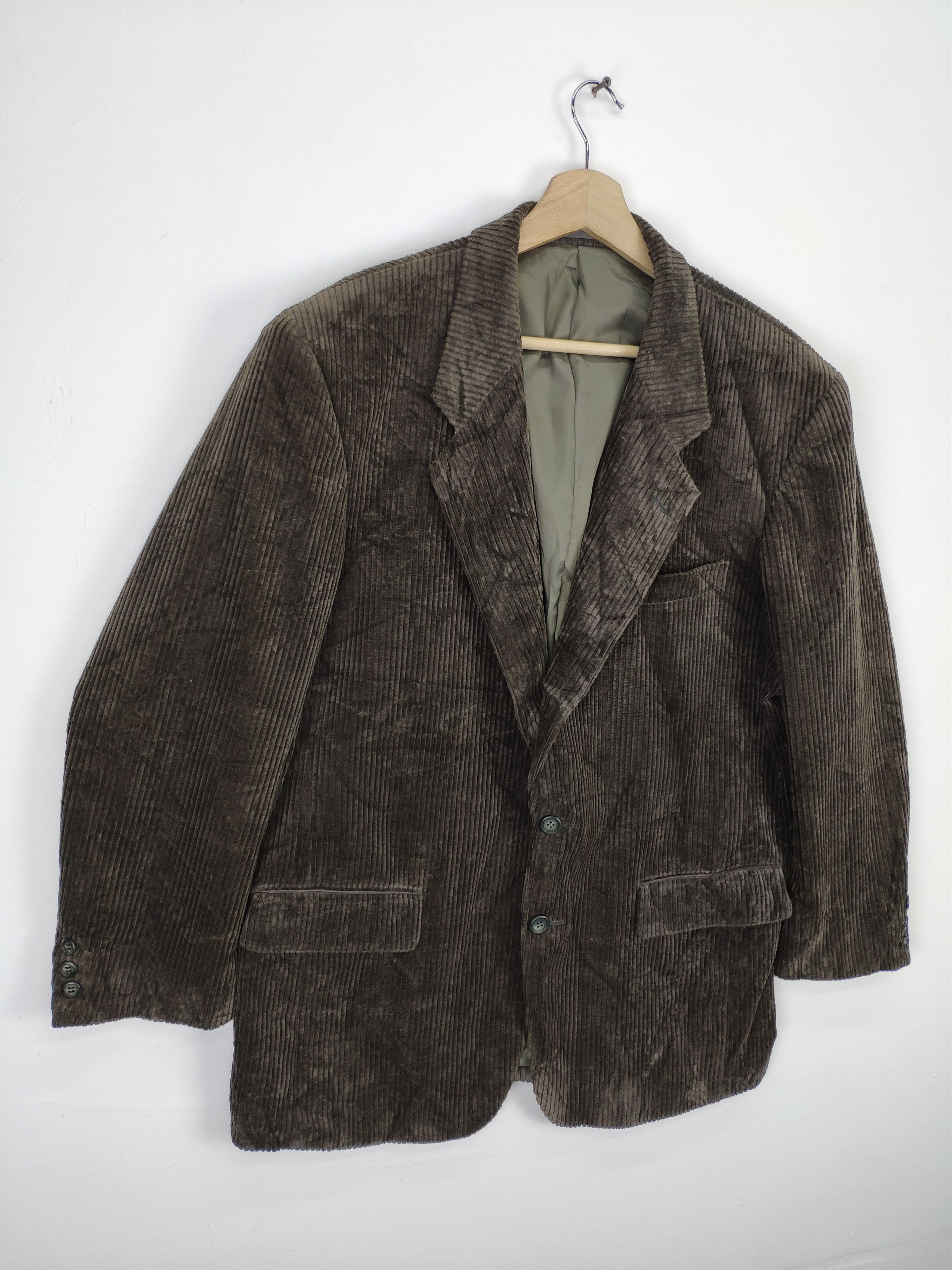 Vintage Vintage Corduroy Blazer Travis Style Size US L / EU 52-54 / 3 - 3 Thumbnail