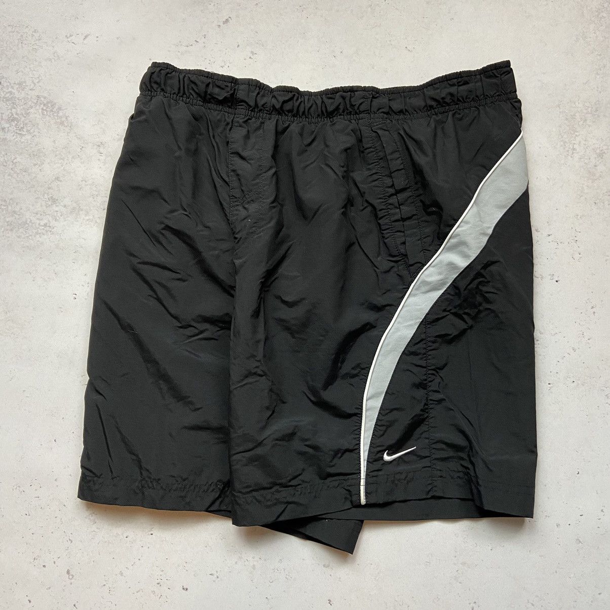 Nike Nike Track Vintage Shorts Y2K Drill Swoosh Nylon Size US 34 / EU 50 - 2 Thumbnail