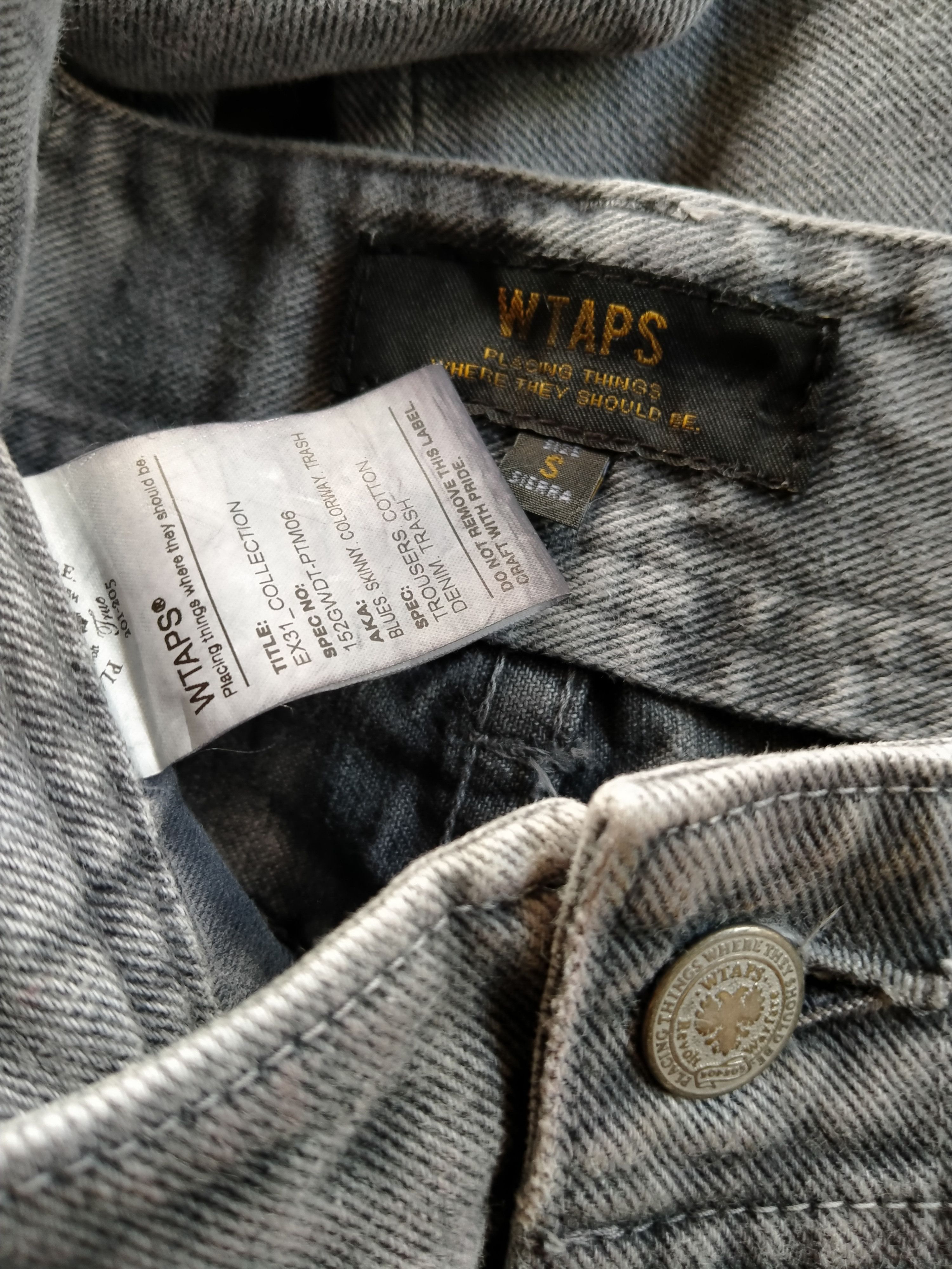 Wtaps Wtaps EX31_COLLECTION 13oz Denim Skinny Jeans Size US 32 / EU 48 - 17 Thumbnail
