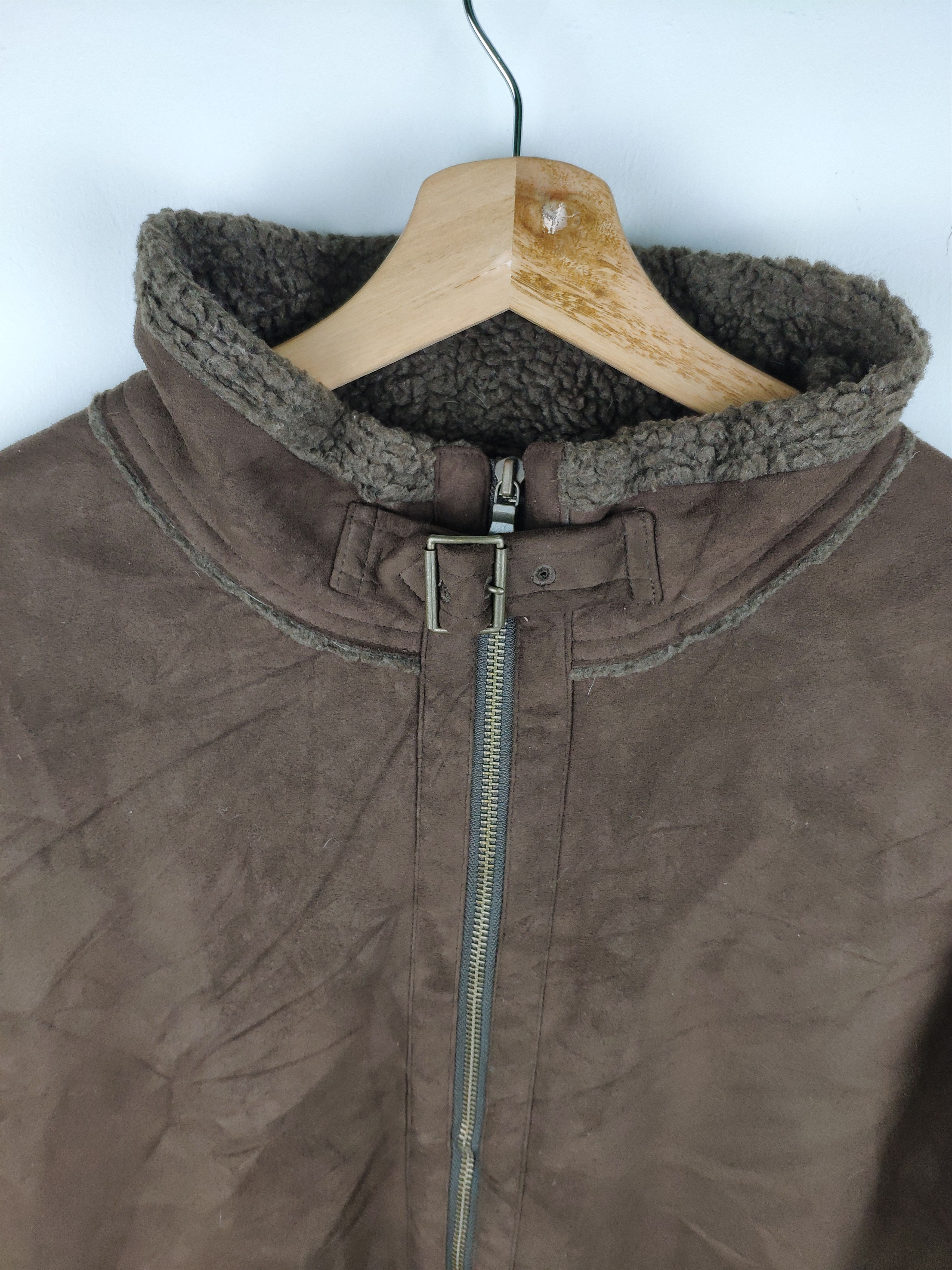 Japanese Brand × Uniqlo × Vintage Uniqlo Jacket Lining Sherpa Jacket Size US M / EU 48-50 / 2 - 3 Thumbnail