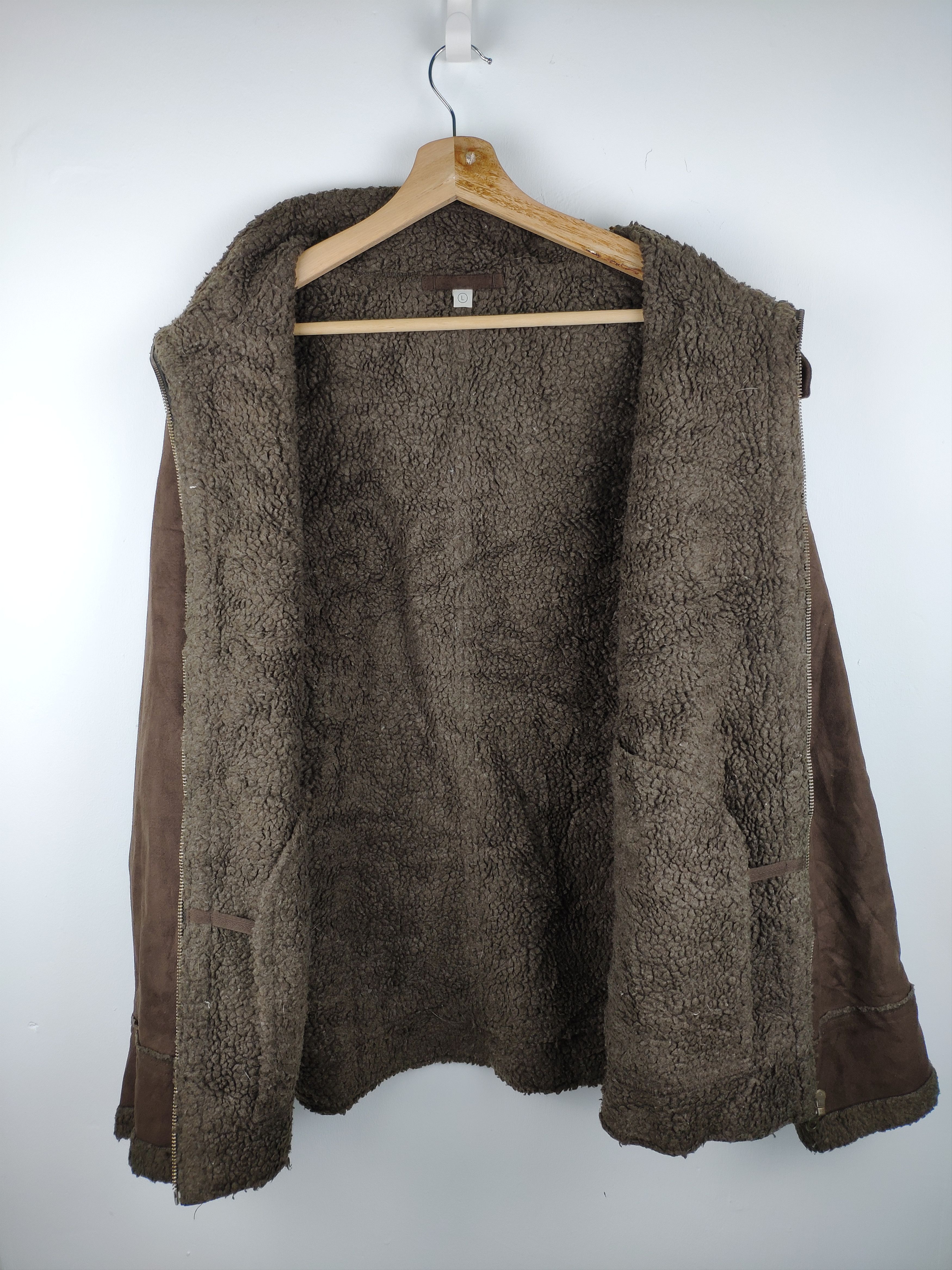 Japanese Brand × Uniqlo × Vintage Uniqlo Jacket Lining Sherpa Jacket Size US M / EU 48-50 / 2 - 4 Thumbnail