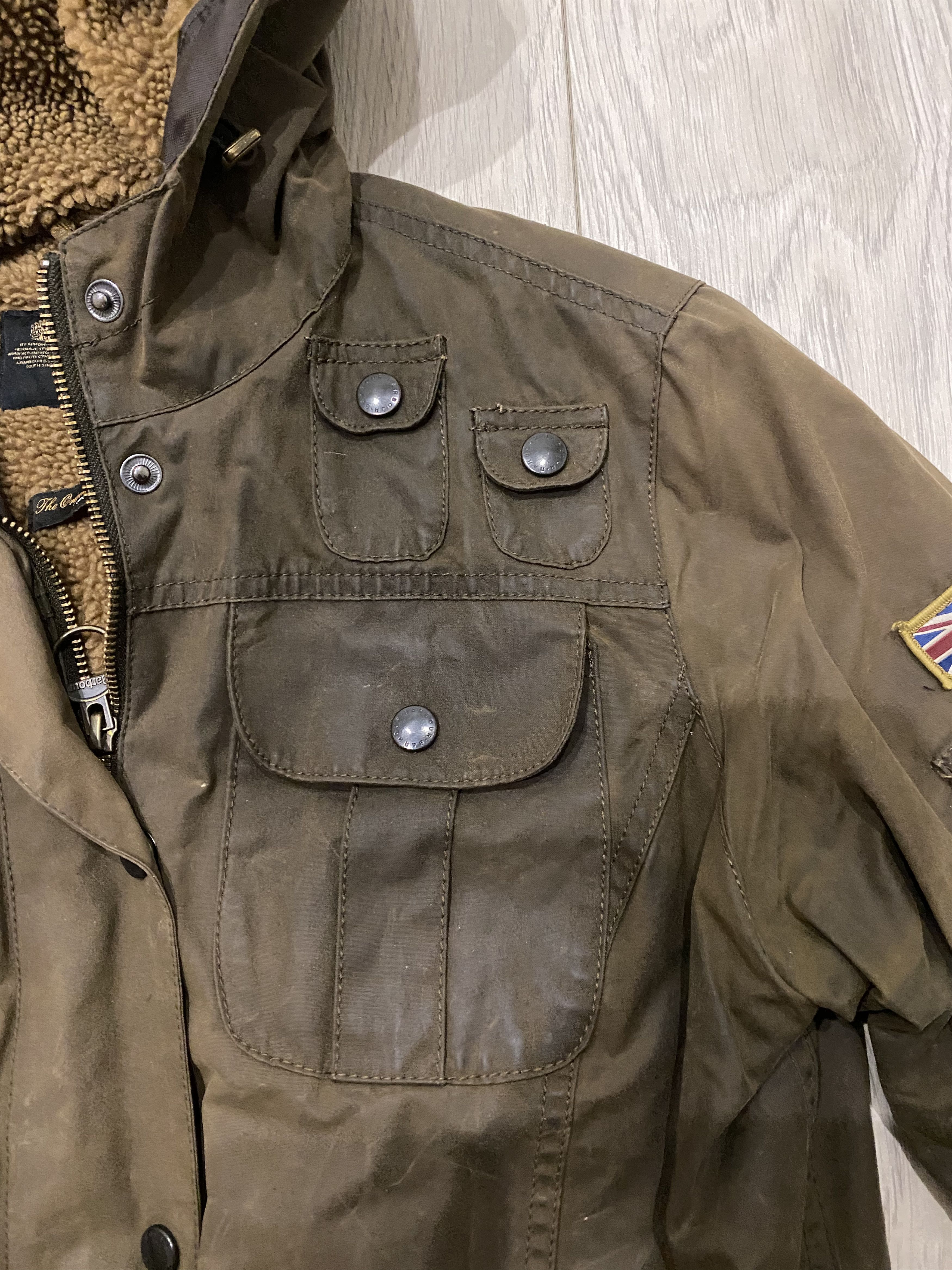 Barbour Barbour Waxed Winter Force Parka Size Uk 10 Us ^ Size M / US 6-8 / IT 42-44 - 3 Thumbnail