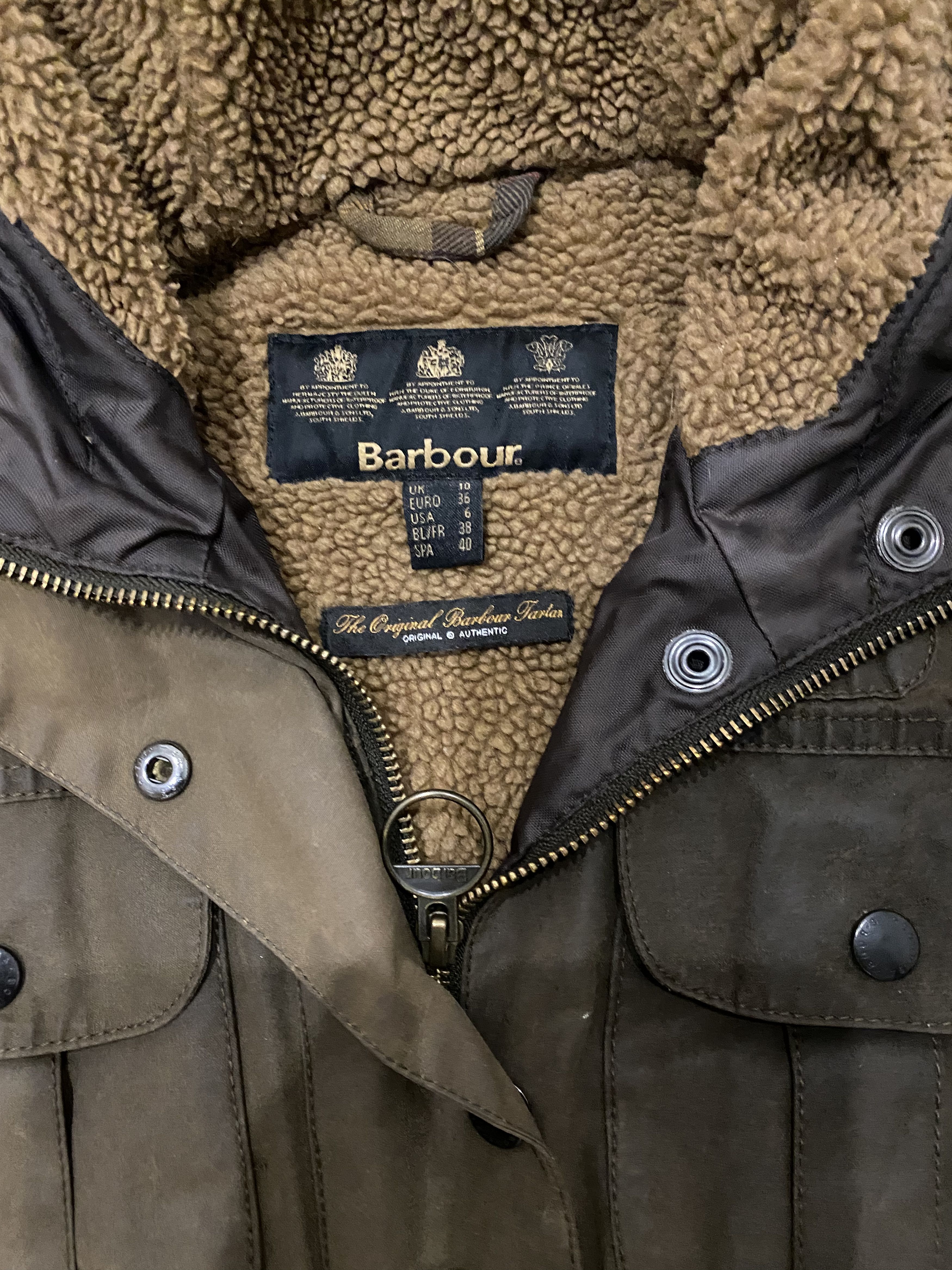 Barbour Barbour Waxed Winter Force Parka Size Uk 10 Us ^ Size M / US 6-8 / IT 42-44 - 6 Thumbnail