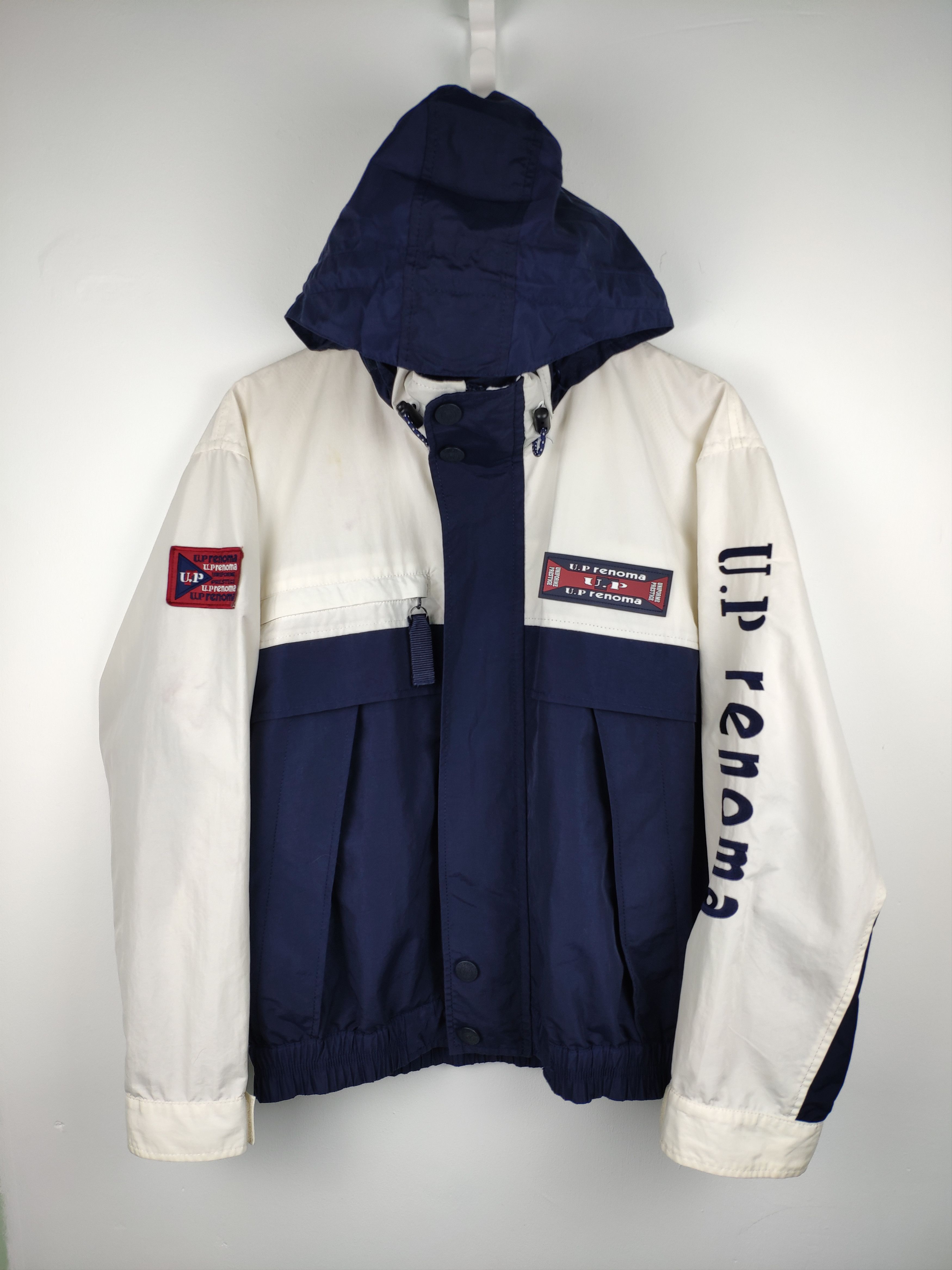 Renoma × Vintage Steal 💥 Vintage Renoma Hooded Jacket Colour Block Size US M / EU 48-50 / 2 - 4 Thumbnail