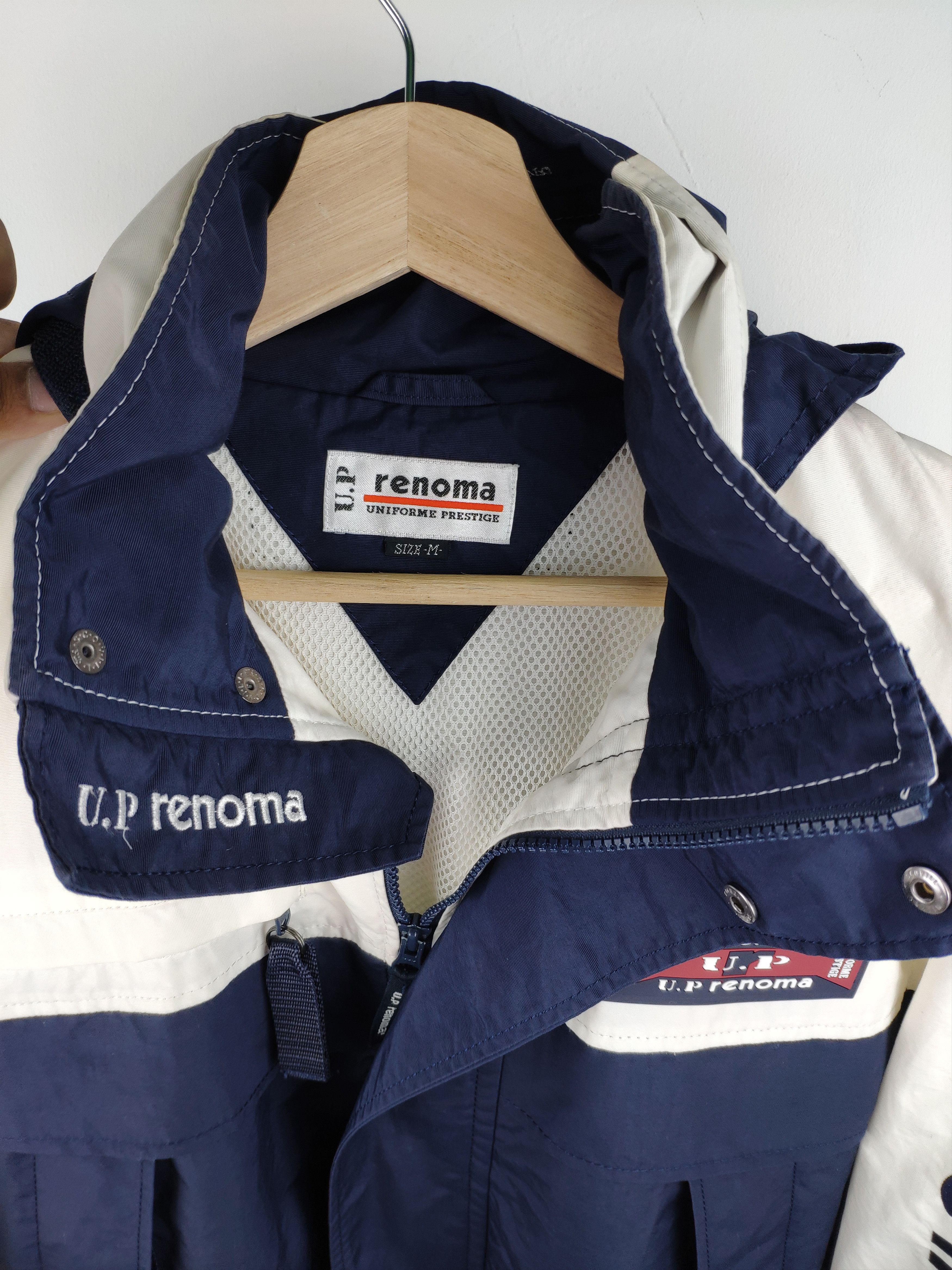 Renoma × Vintage Steal 💥 Vintage Renoma Hooded Jacket Colour Block Size US M / EU 48-50 / 2 - 10 Thumbnail