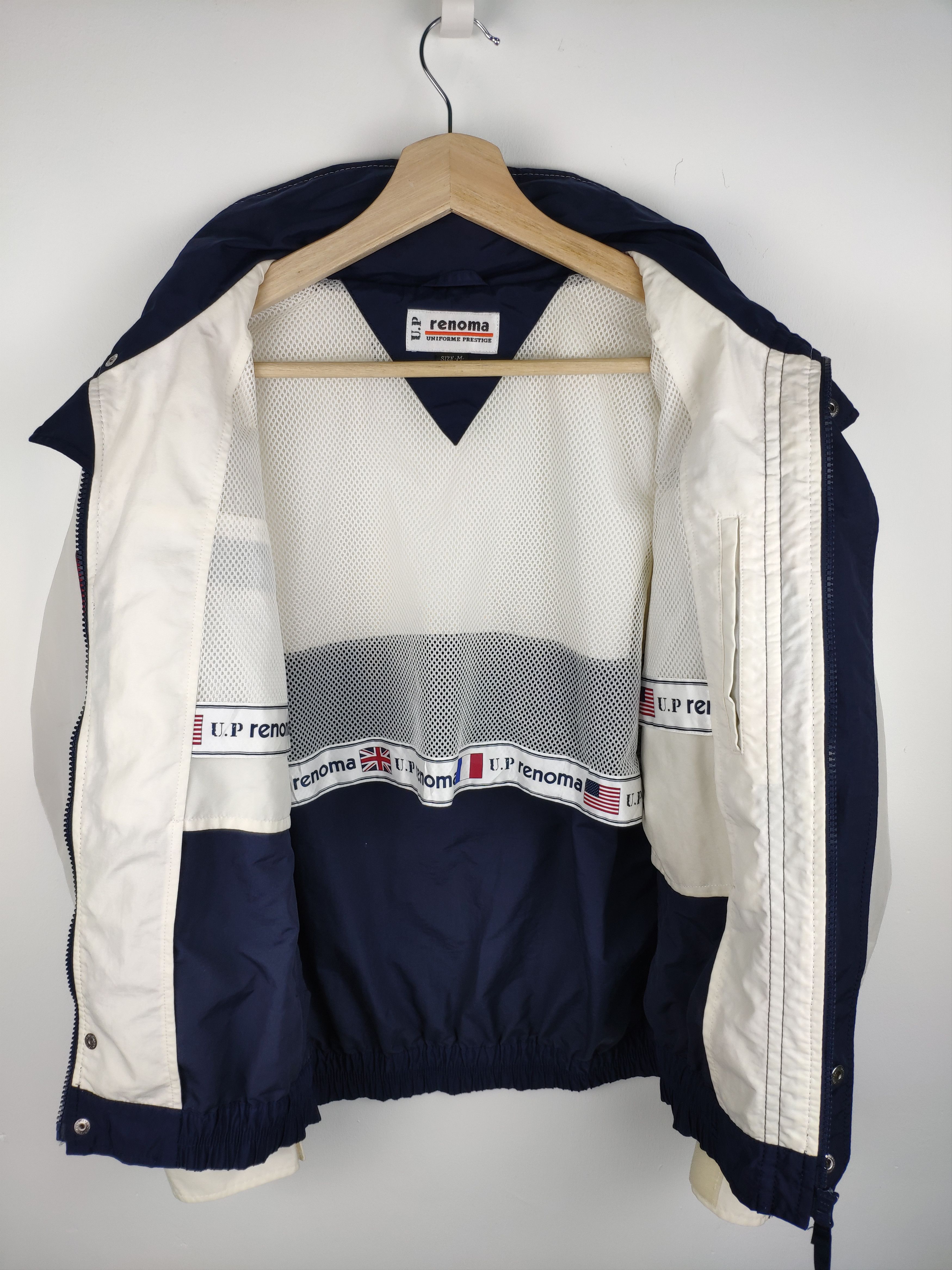 Renoma × Vintage Steal 💥 Vintage Renoma Hooded Jacket Colour Block Size US M / EU 48-50 / 2 - 3 Thumbnail