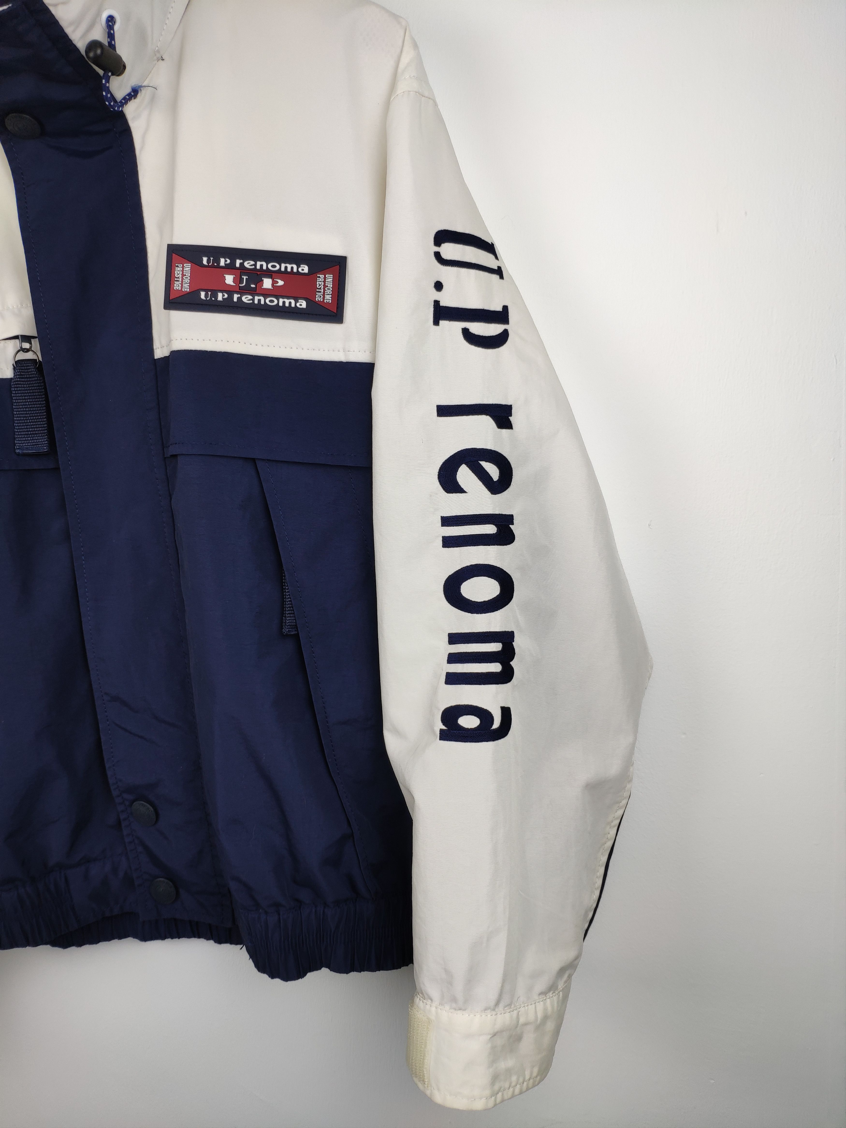 Renoma × Vintage Steal 💥 Vintage Renoma Hooded Jacket Colour Block Size US M / EU 48-50 / 2 - 7 Thumbnail