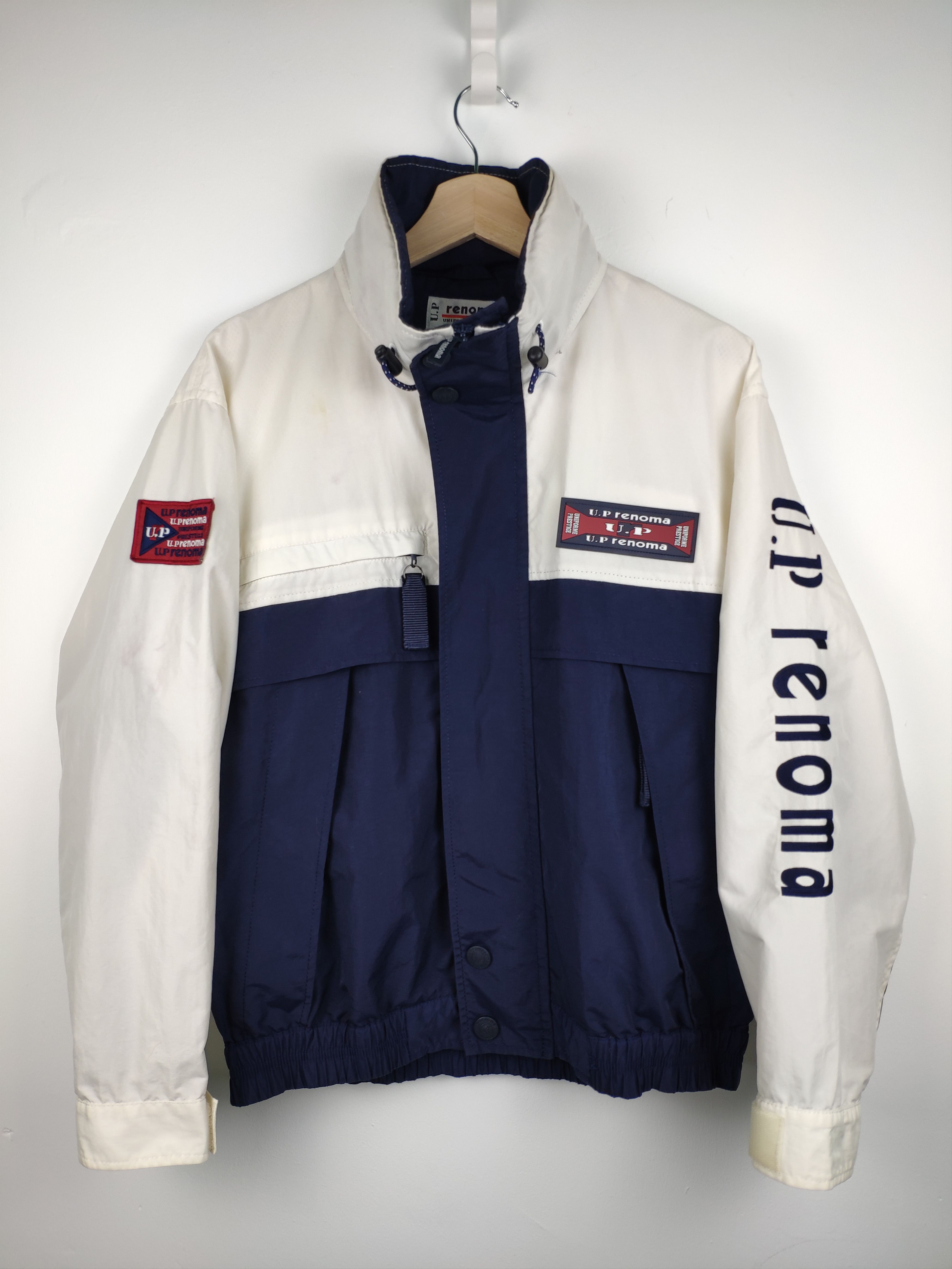 image of Steal Vintage Renoma Hooded Jacket Colour Block, Men's (Size Medium)