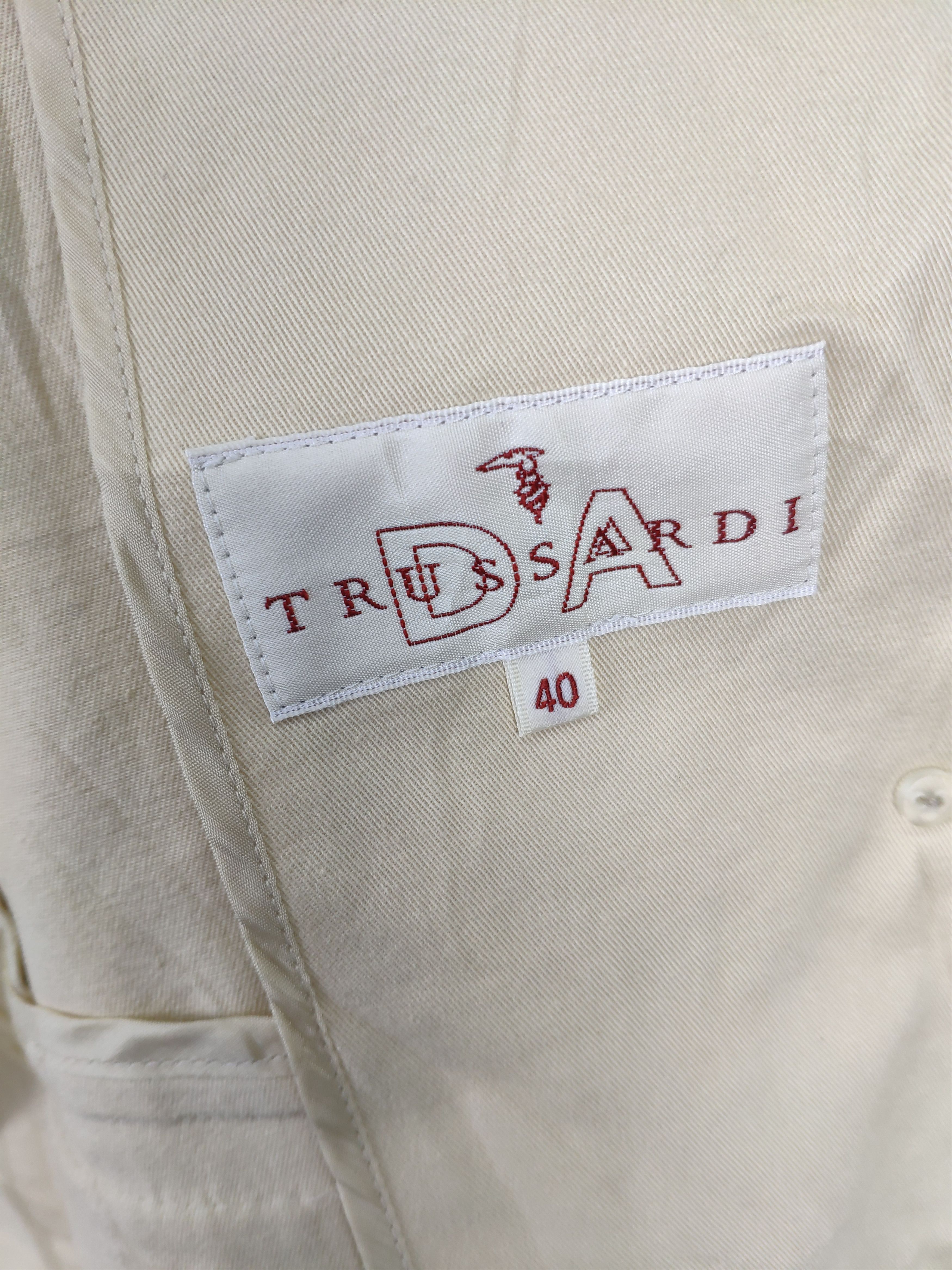 Designer × Trussardi Vintage Trussardi Blazer Issey Miyake Style Size S / US 4 / IT 40 - 10 Thumbnail