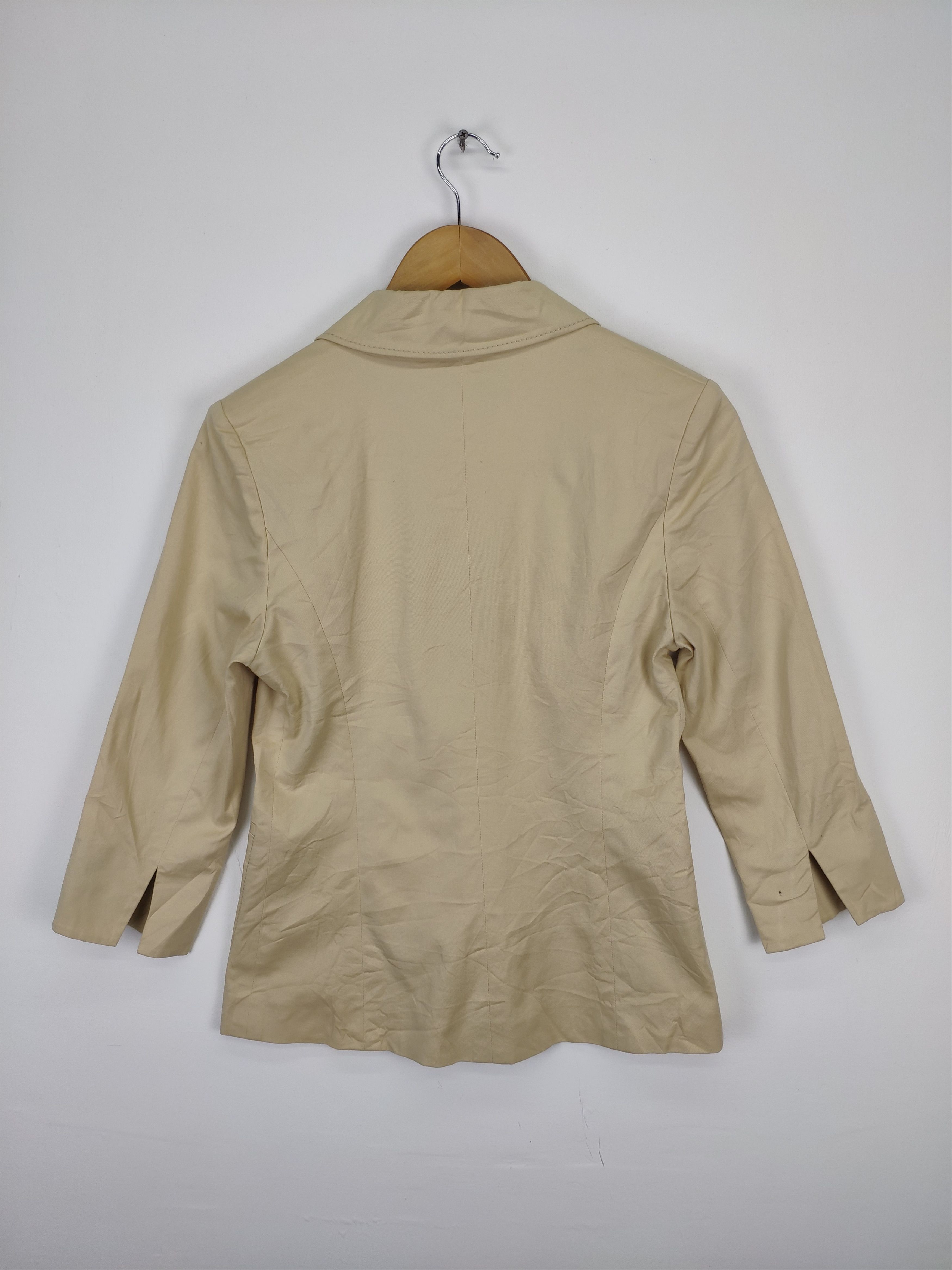 Designer × Trussardi Vintage Trussardi Blazer Issey Miyake Style Size S / US 4 / IT 40 - 12 Thumbnail