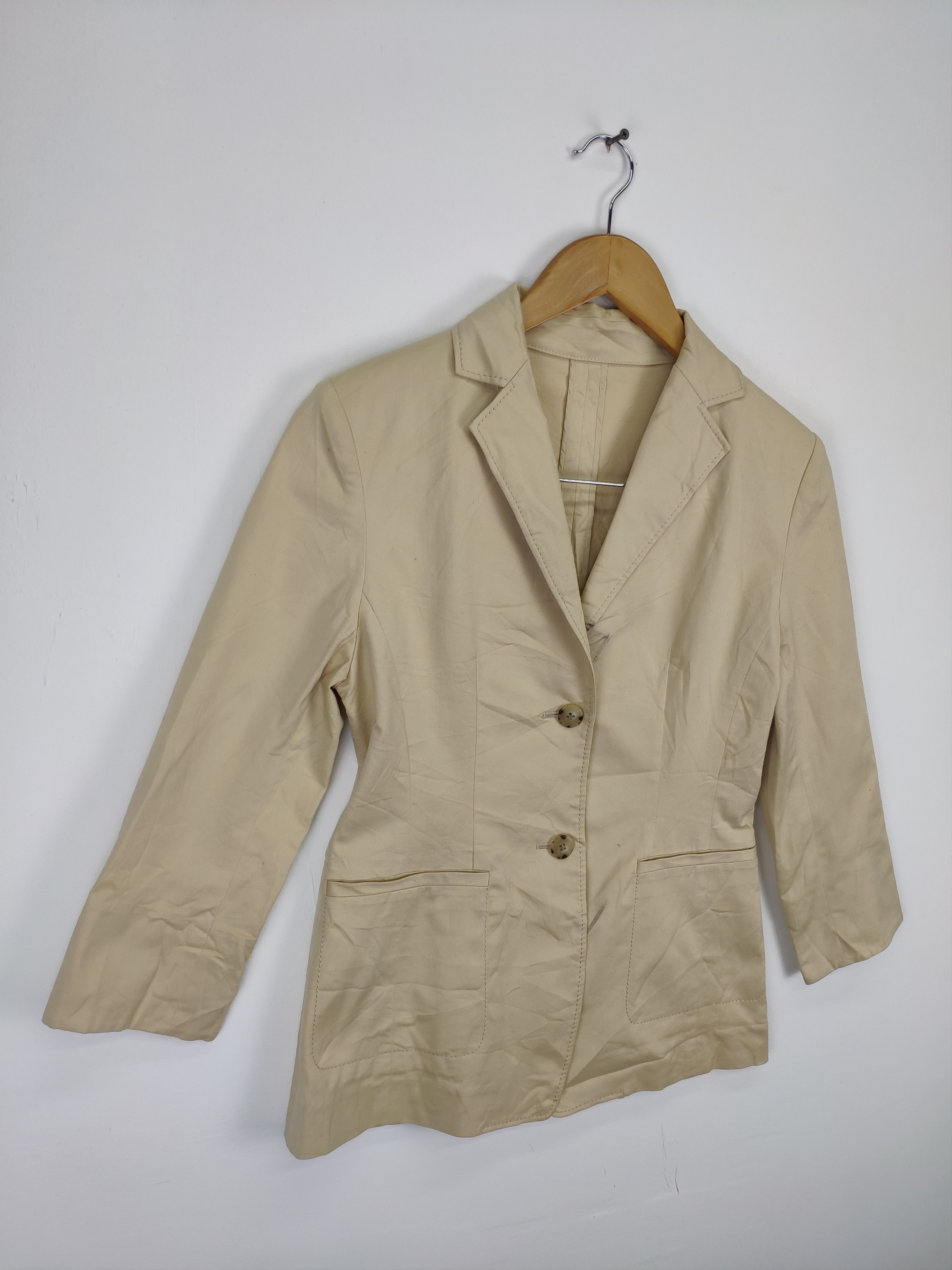 Designer × Trussardi Vintage Trussardi Blazer Issey Miyake Style Size S / US 4 / IT 40 - 3 Thumbnail
