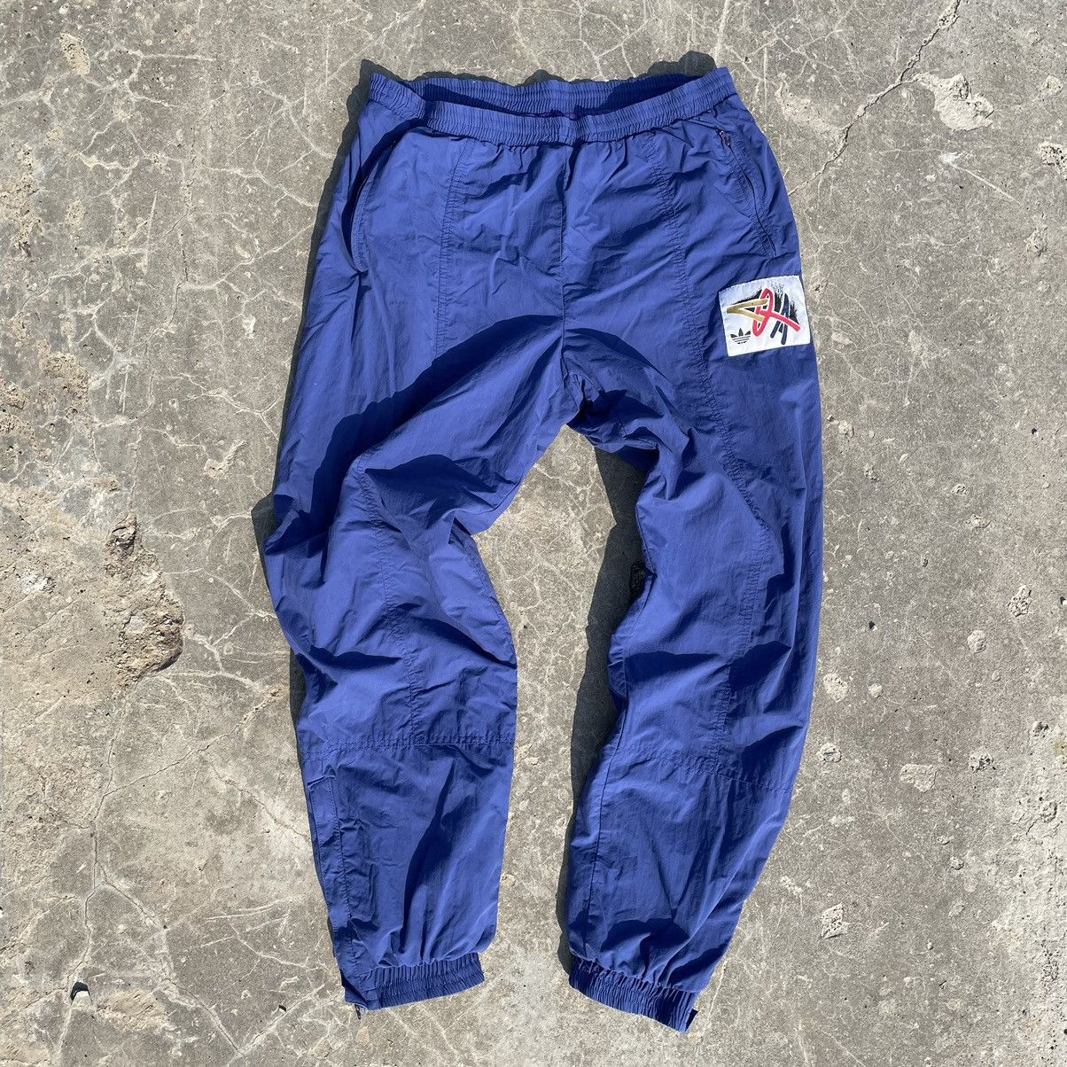 Number (N)ine Vintage Adidas Pants 90s Streetwear Ballon Y2K Big Logo Size US 34 / EU 50 - 1 Thumbnail