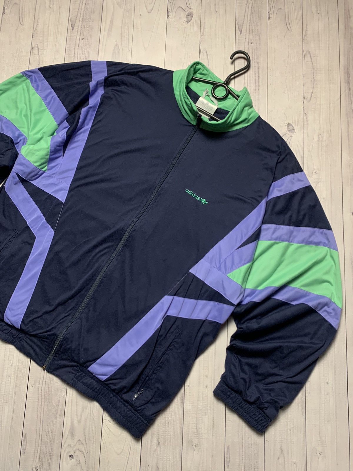 Adidas × Vintage Vintage adidas track suit jacket joggers size XL retro Size US XL / EU 56 / 4 - 3 Thumbnail
