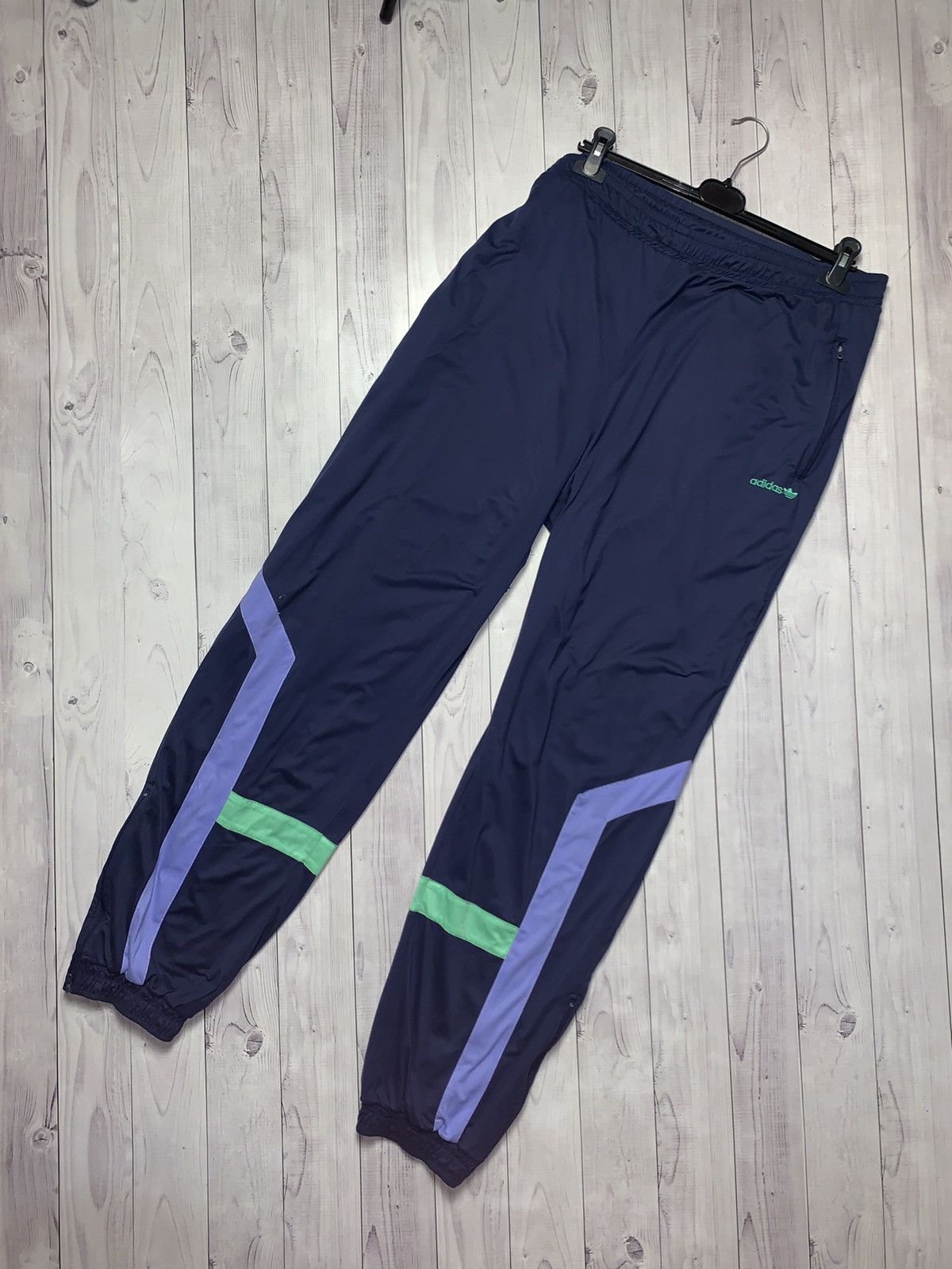 Adidas × Vintage Vintage adidas track suit jacket joggers size XL retro Size US XL / EU 56 / 4 - 9 Thumbnail