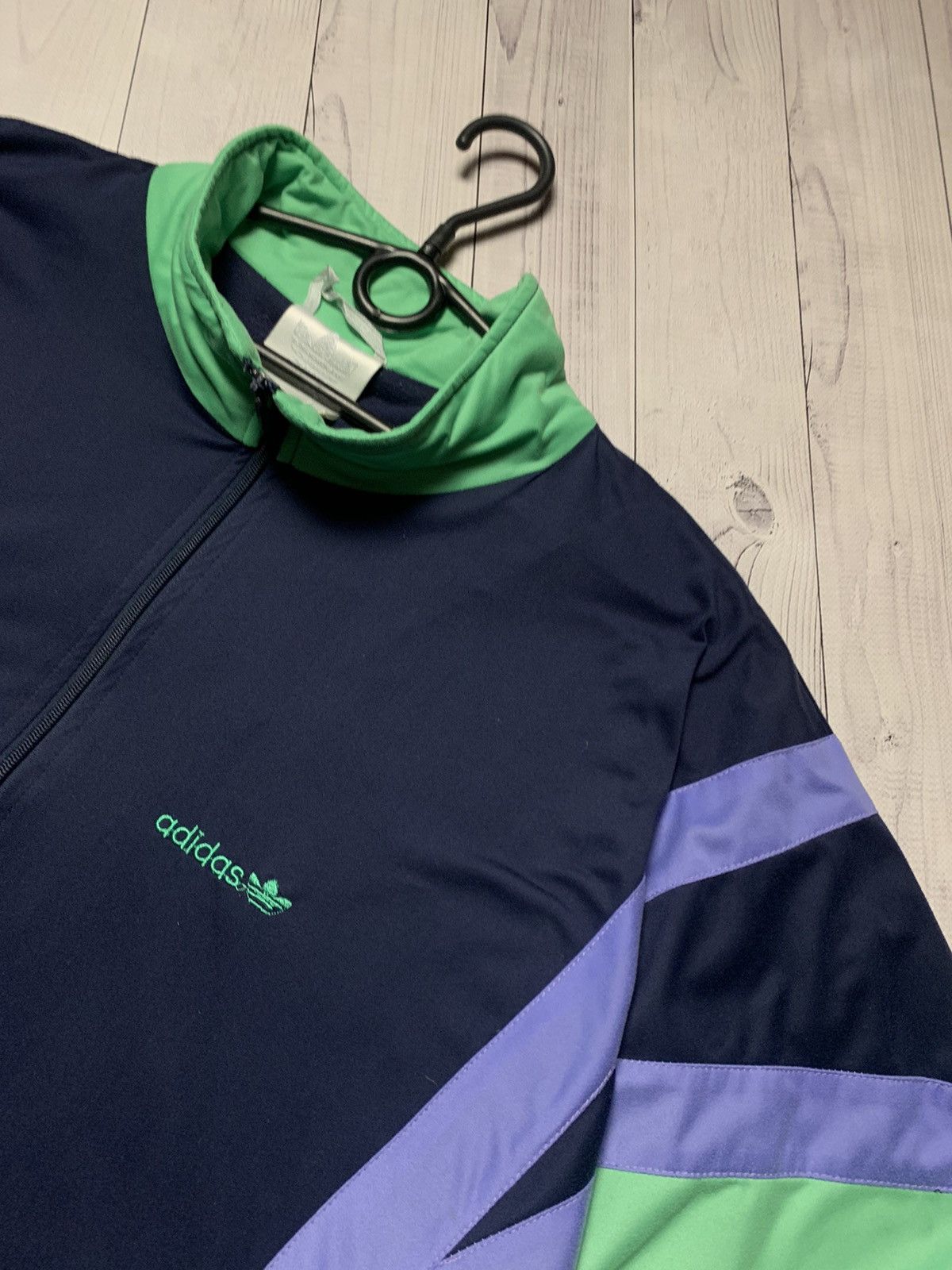 Adidas × Vintage Vintage adidas track suit jacket joggers size XL retro Size US XL / EU 56 / 4 - 4 Thumbnail
