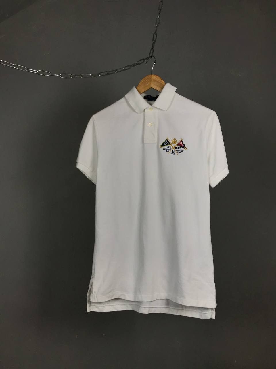 Polo Ralph Lauren Polo Ralph Lauren vintage luxury overprinted polo tee Size US S / EU 44-46 / 1 - 1 Thumbnail