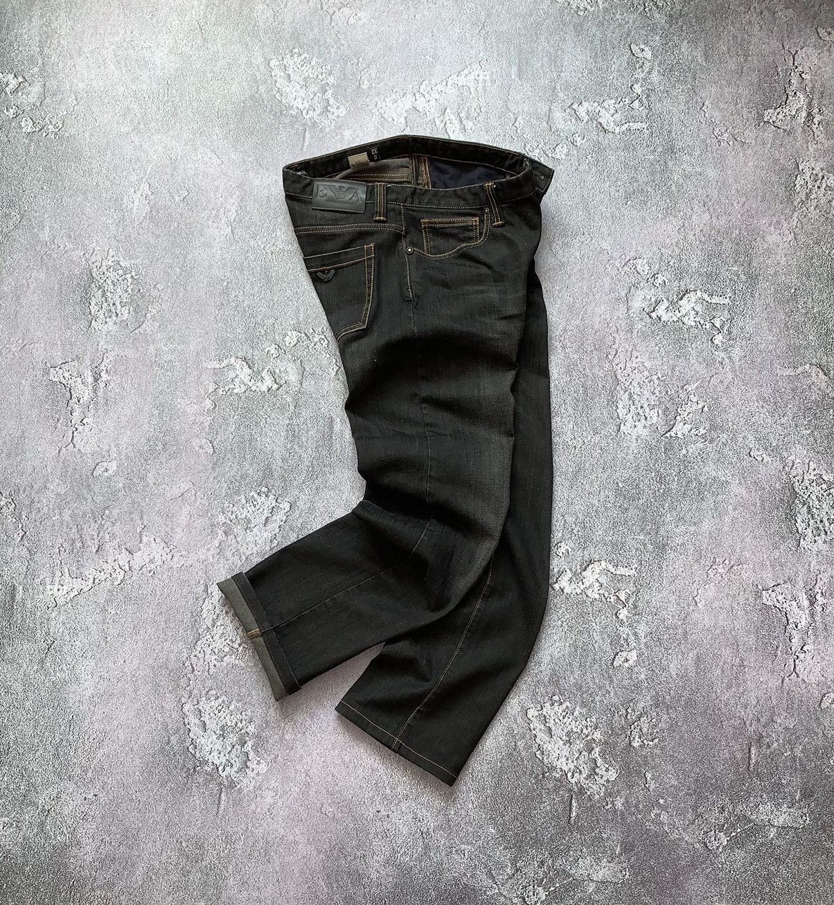Armani Exchange × Emporio Armani × Giorgio Armani Emporio Armani 32 denim dark trousers pants jeans chinos Size US 32 / EU 48 - 2 Thumbnail