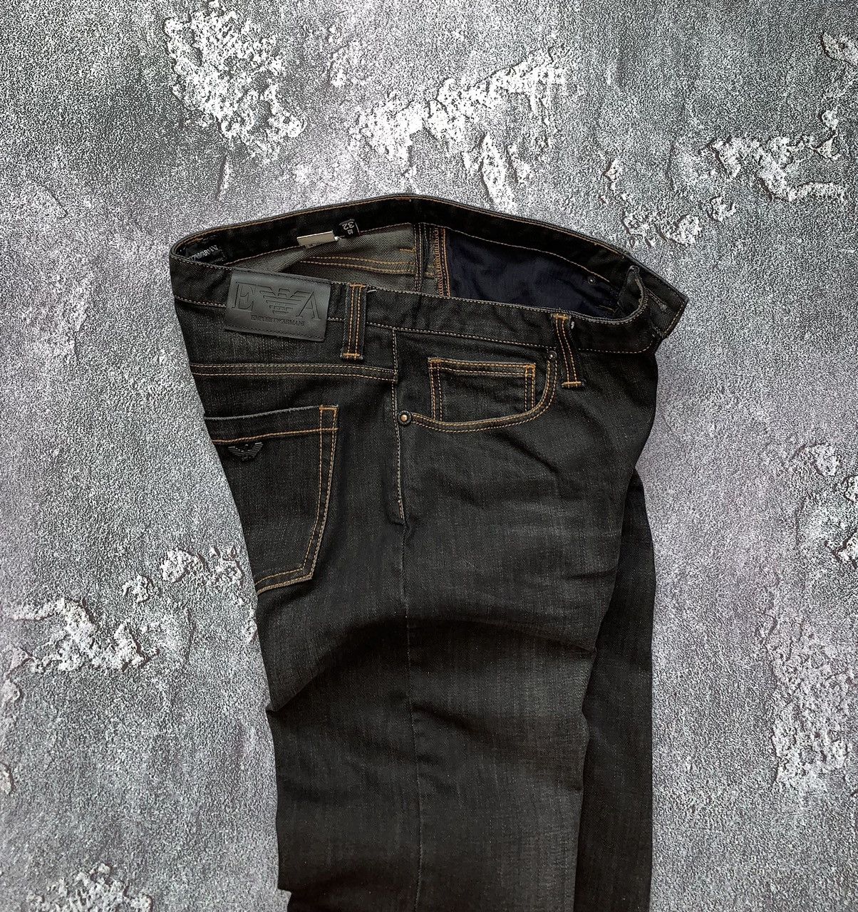 Armani Exchange × Emporio Armani × Giorgio Armani Emporio Armani 32 denim dark trousers pants jeans chinos Size US 32 / EU 48 - 3 Thumbnail