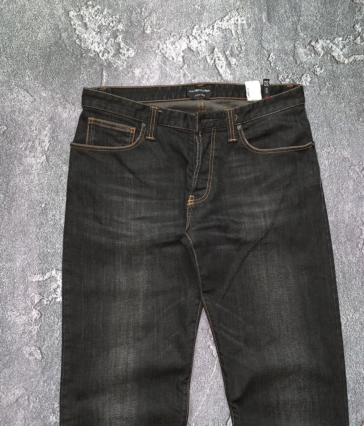 Armani Exchange × Emporio Armani × Giorgio Armani Emporio Armani 32 denim dark trousers pants jeans chinos Size US 32 / EU 48 - 15 Thumbnail