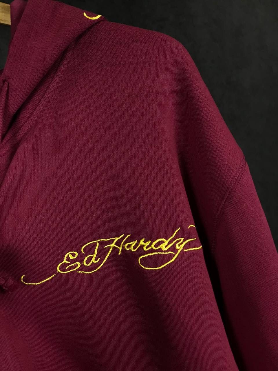 Ed Hardy Ed Hardy Christian Audigier designer overprinted hoodie Size US XXL / EU 58 / 5 - 5 Thumbnail