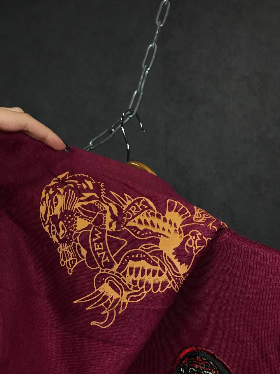 Ed Hardy Ed Hardy Christian Audigier designer overprinted hoodie Size US XXL / EU 58 / 5 - 15 Thumbnail