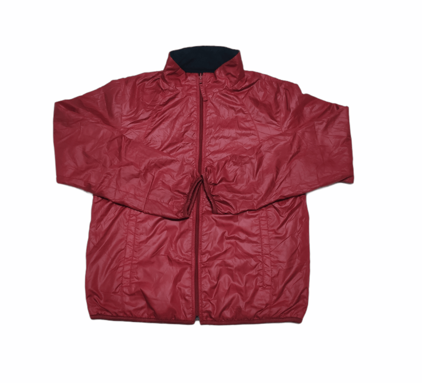 image of Steal Uniqlo Zip Up Jacket Reversible in Red Black, Men's (Size Medium)