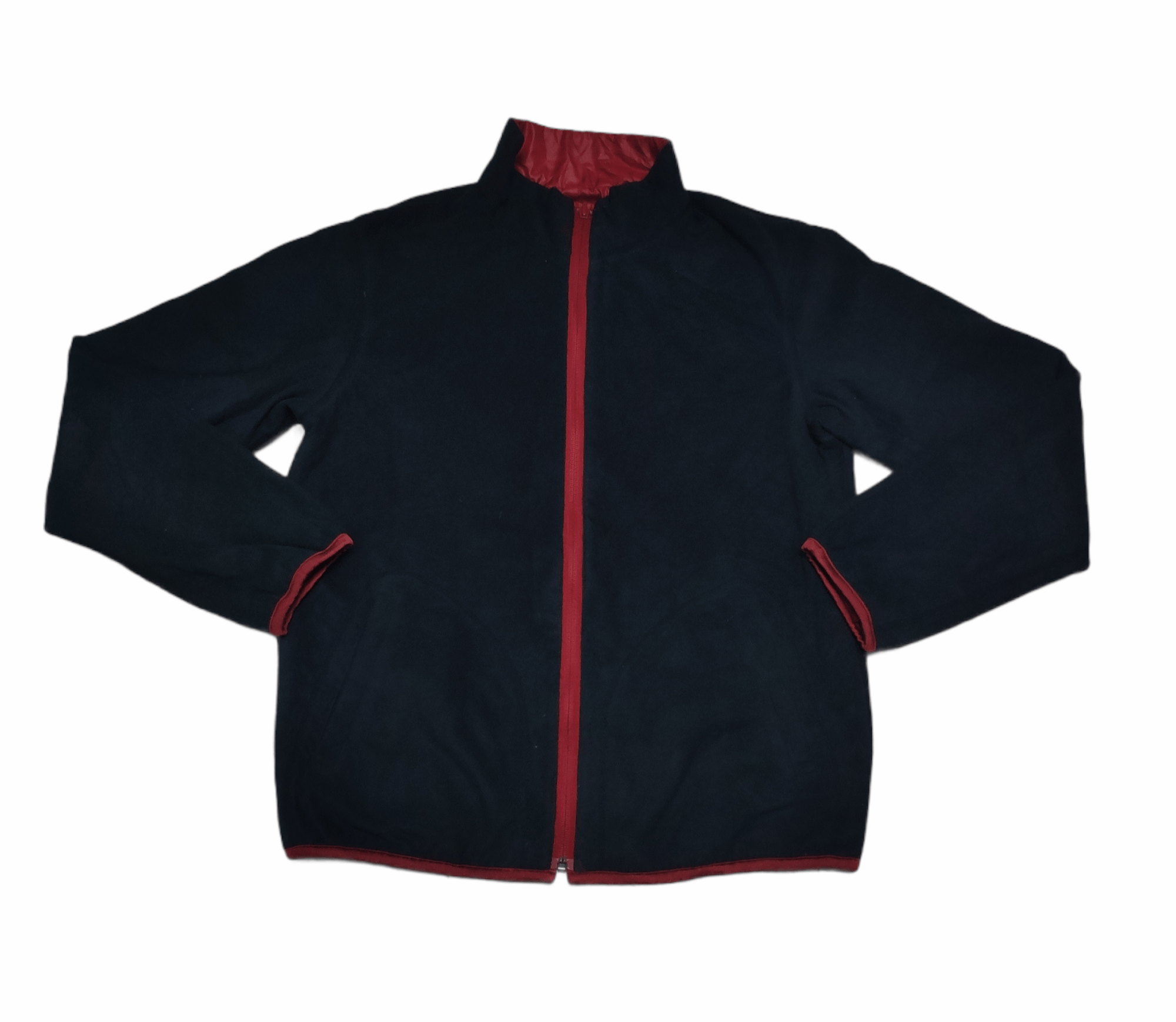 Japanese Brand × Uniqlo Steal 💥 Japanese Brand Uniqlo Zip Up Jacket Reversible Size US M / EU 48-50 / 2 - 6 Thumbnail