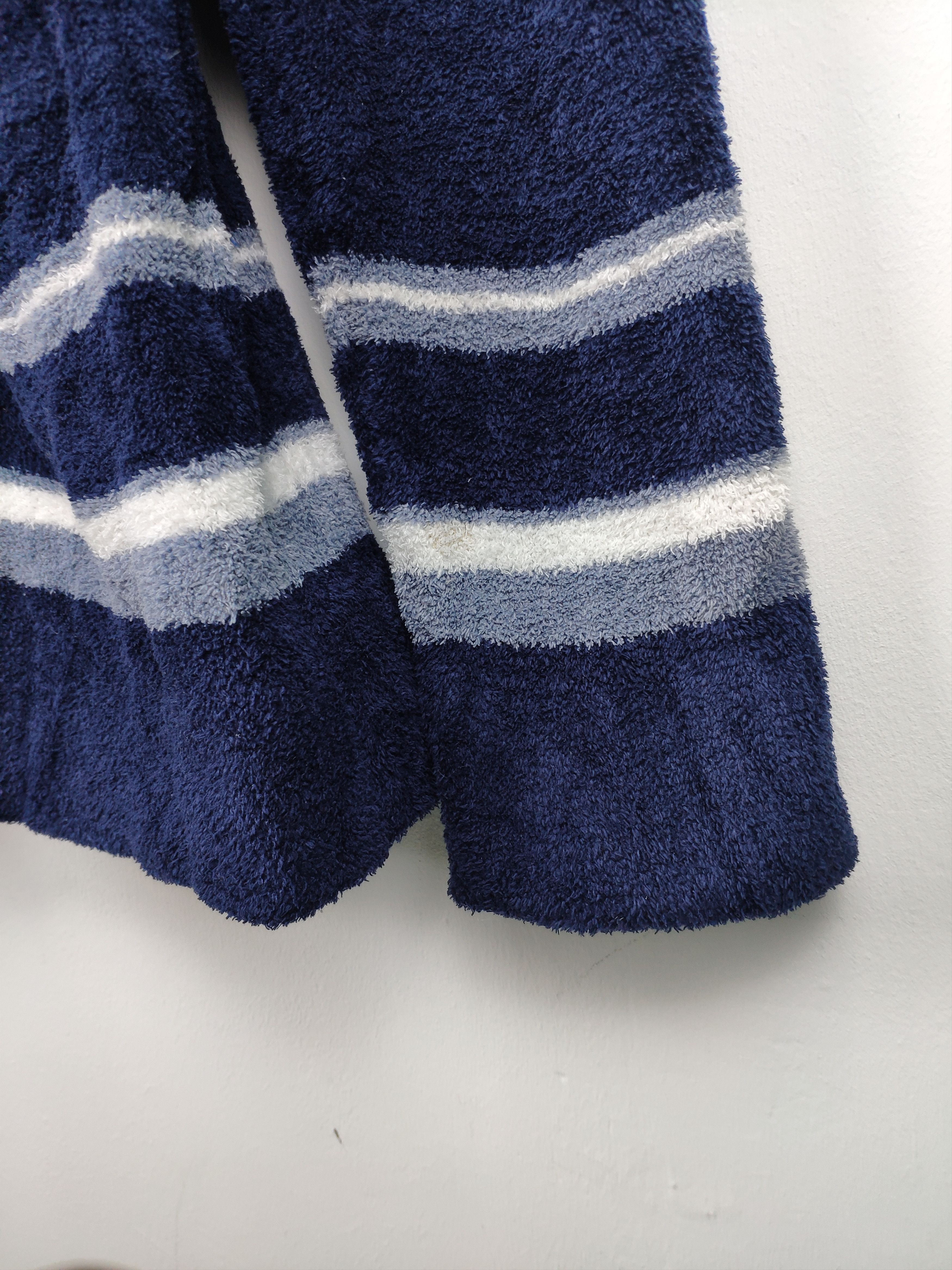 Japanese Brand × Takeo Kikuchi 🇯🇵 Vintage 90s Takeo Kikuchi Cardigan Striped Cardigan Size US M / EU 48-50 / 2 - 4 Thumbnail