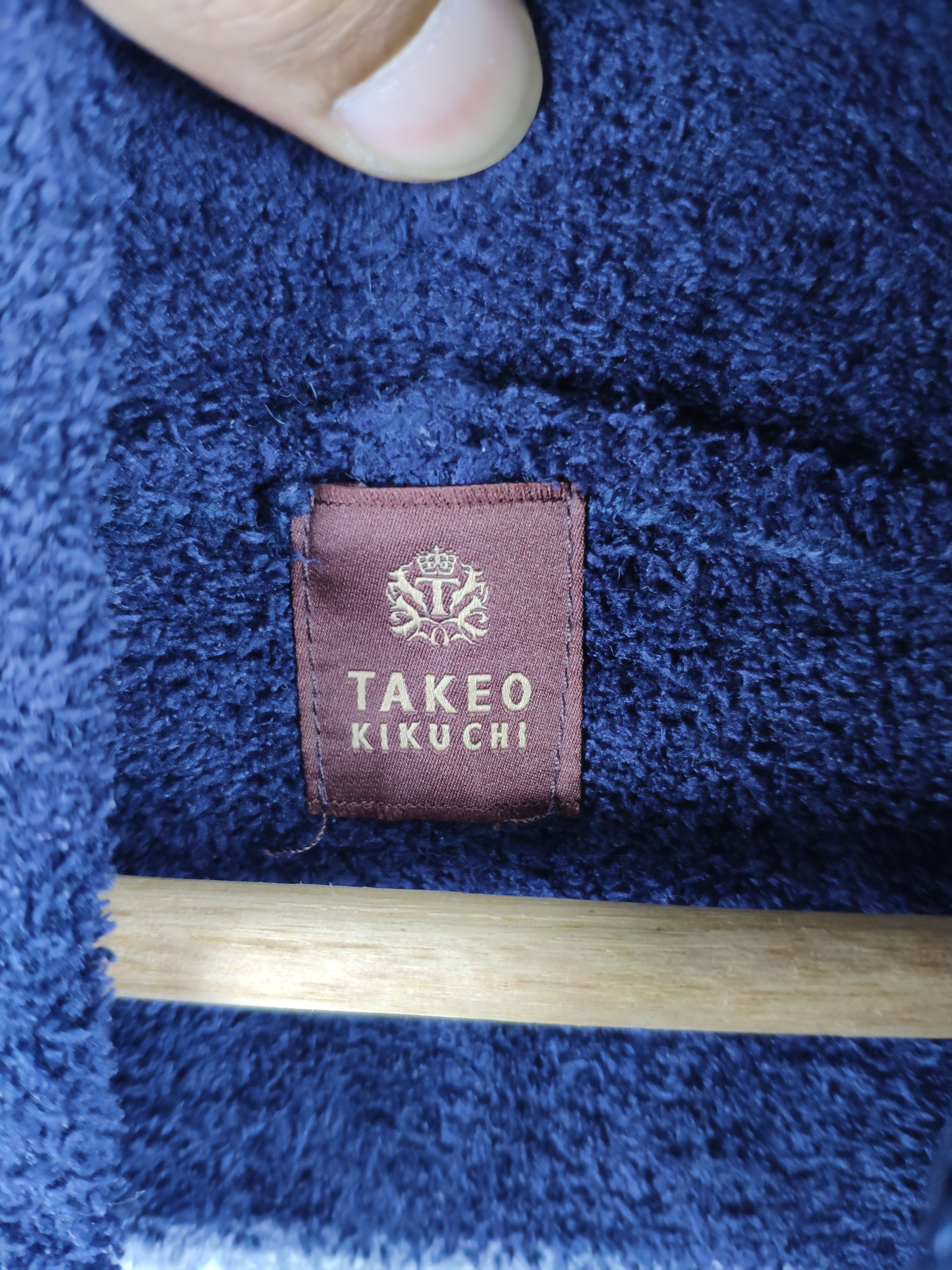 Japanese Brand × Takeo Kikuchi 🇯🇵 Vintage 90s Takeo Kikuchi Cardigan Striped Cardigan Size US M / EU 48-50 / 2 - 7 Thumbnail