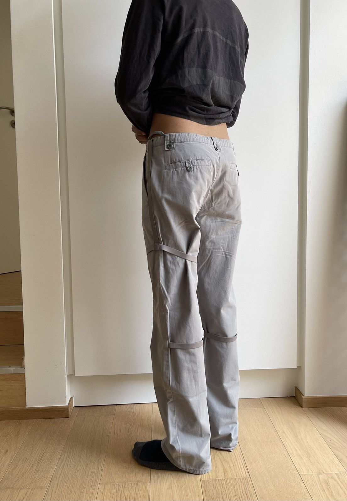 Helmut Lang Helmut Lang SS99 Bondage Pants Size US 29 - 2 Thumbnail