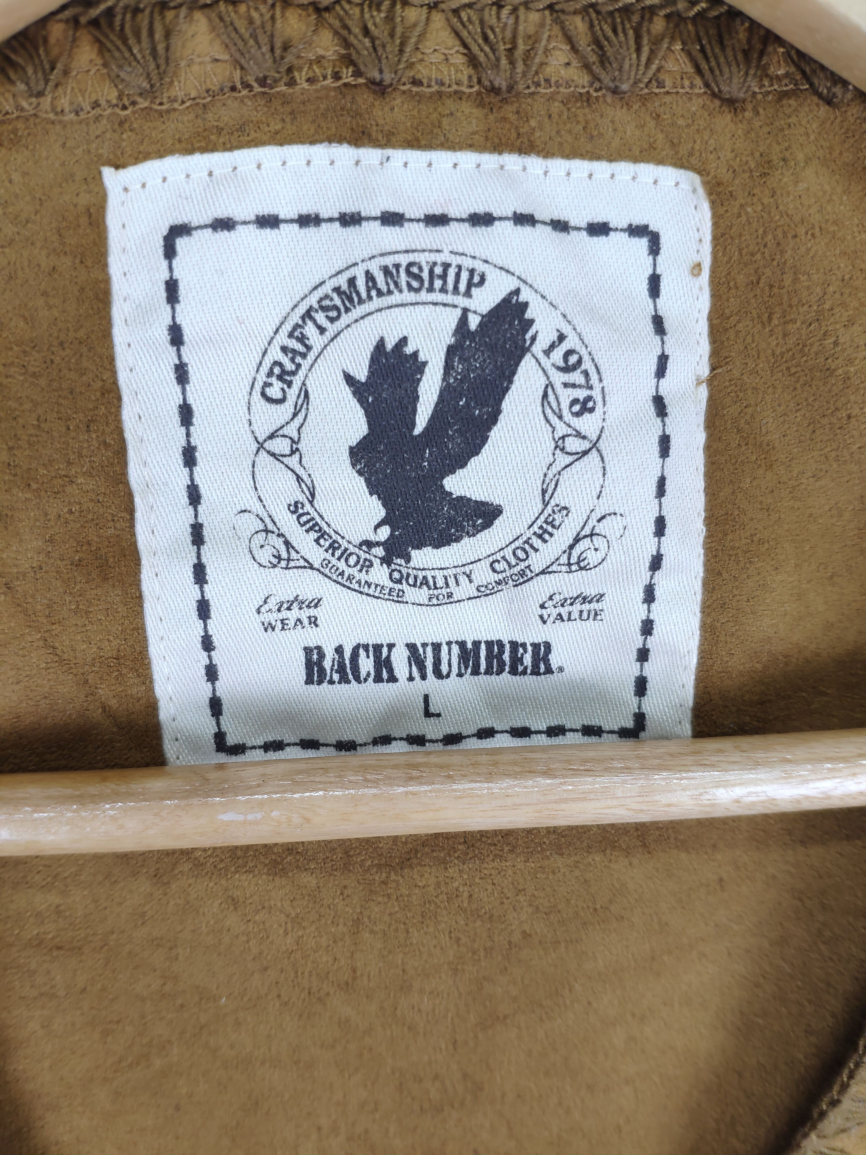 If Six Was Nine × Le Grande Bleu (L.G.B.) Back Number Western Cowboy Vest Moleskine Size S / US 4 / IT 40 - 3 Thumbnail