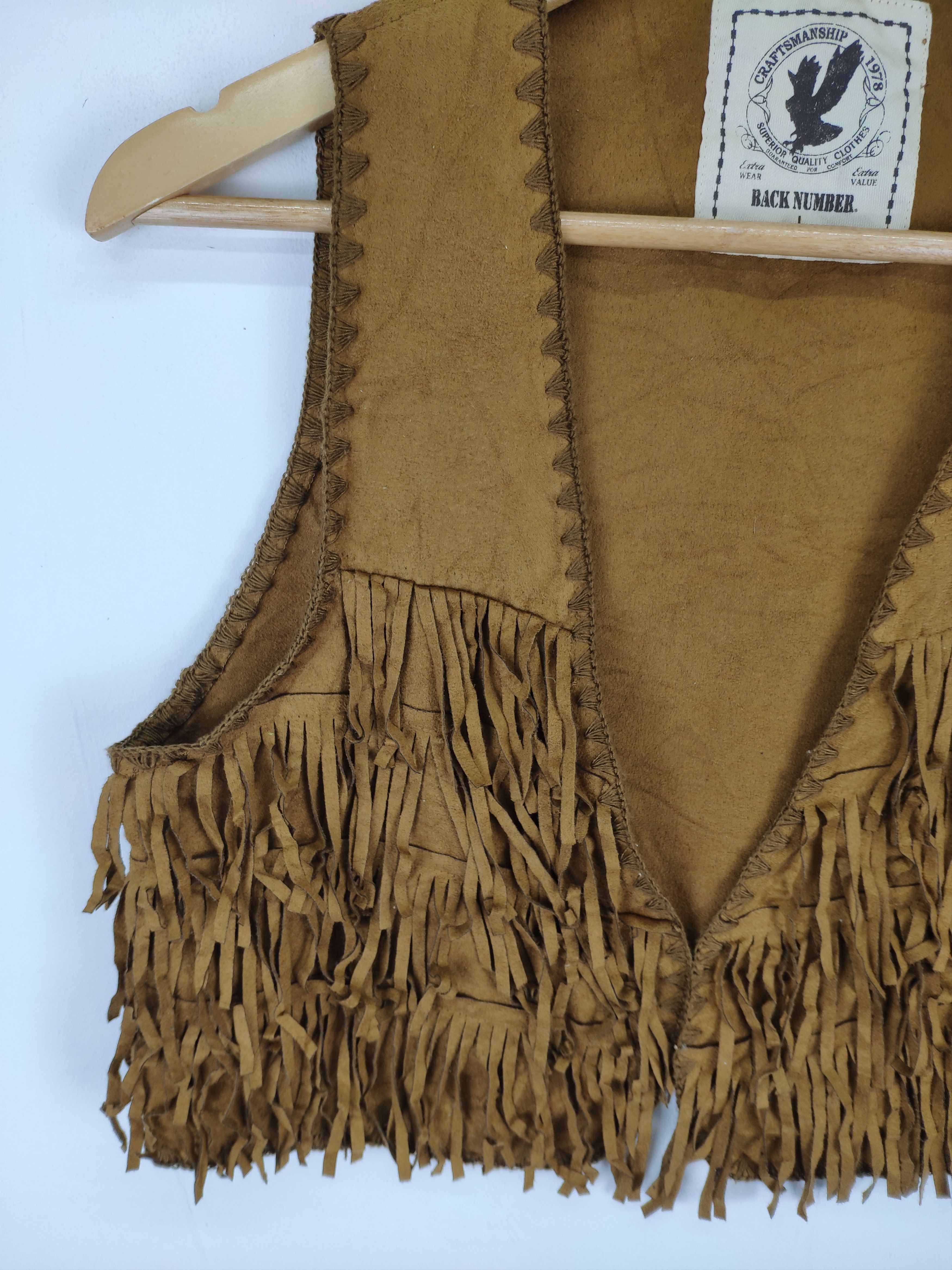 If Six Was Nine × Le Grande Bleu (L.G.B.) Back Number Western Cowboy Vest Moleskine Size S / US 4 / IT 40 - 6 Thumbnail