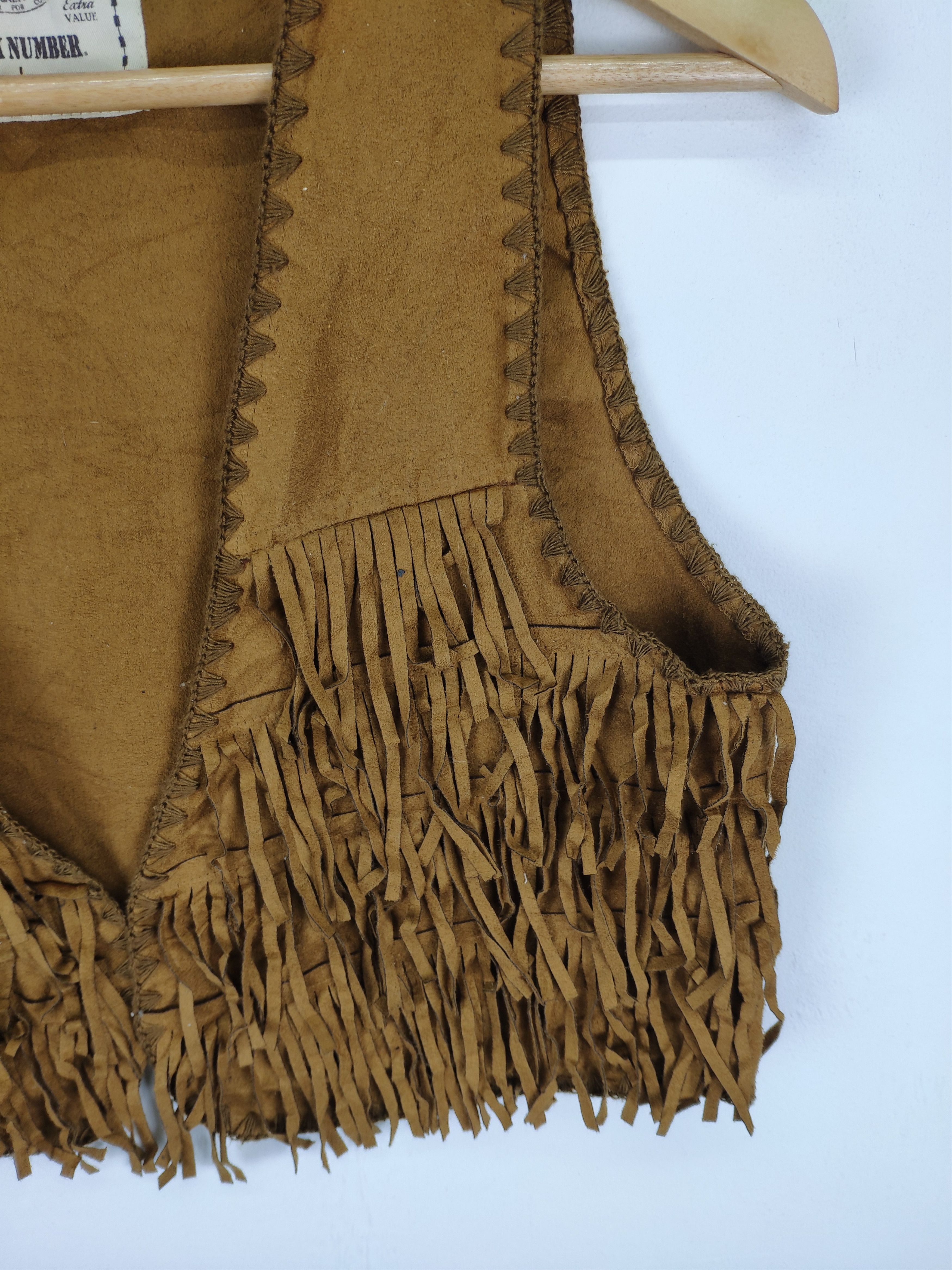 If Six Was Nine × Le Grande Bleu (L.G.B.) Back Number Western Cowboy Vest Moleskine Size S / US 4 / IT 40 - 5 Thumbnail