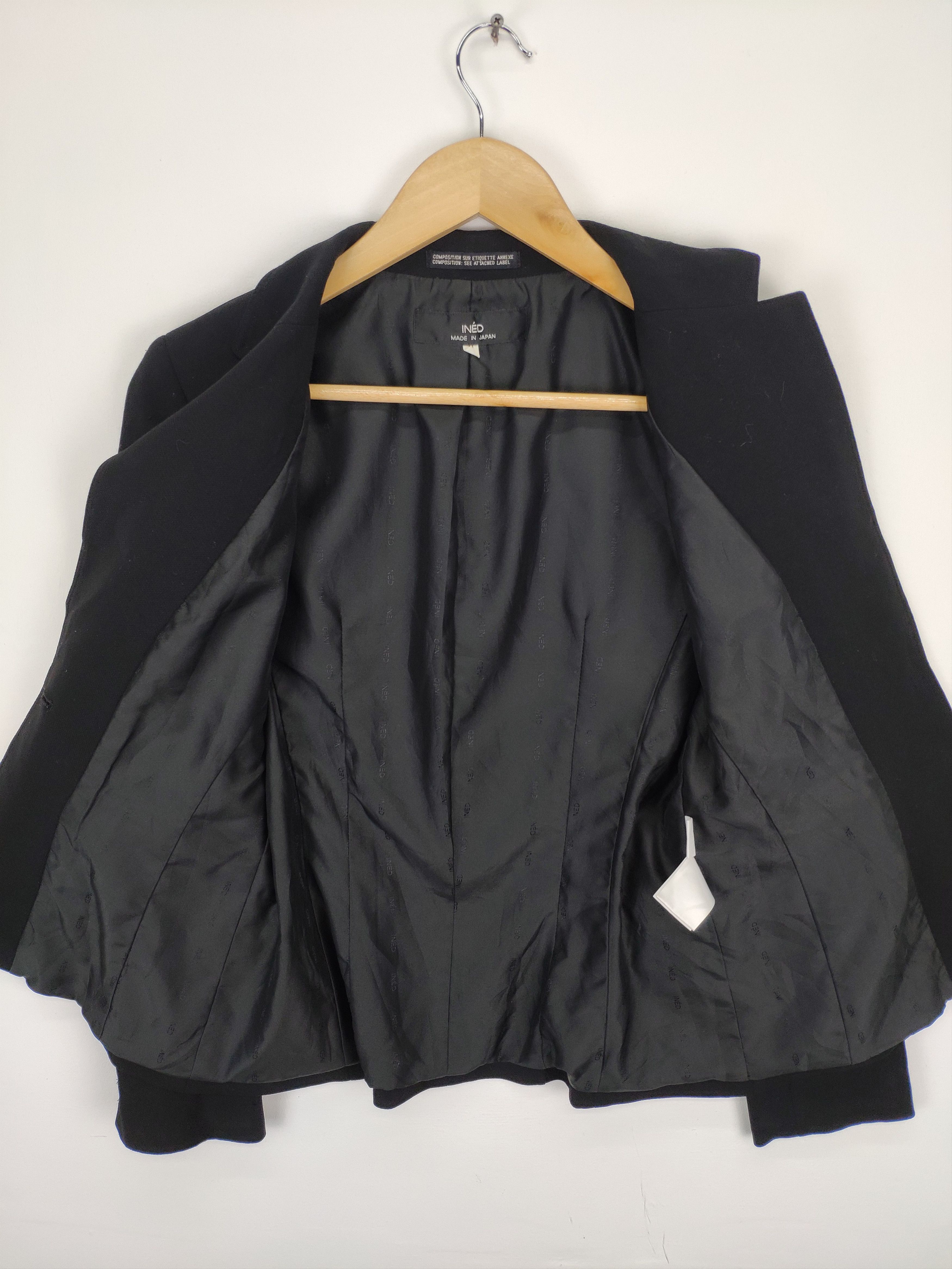 Designer × Yohji Yamamoto OFFER💥 Ined by Yohji Yamamoto Wool Blazer Coat Jacket Size S / US 4 / IT 40 - 11 Thumbnail