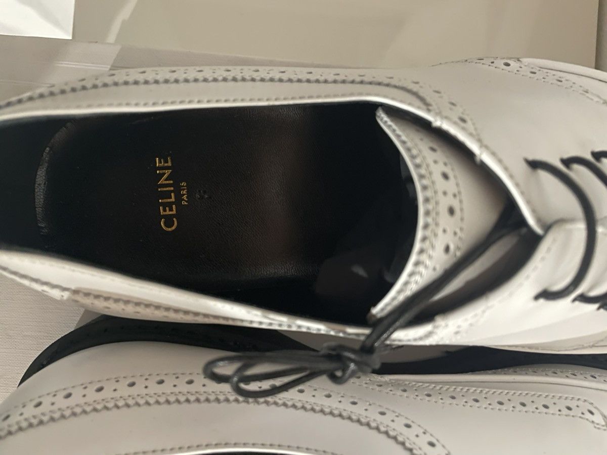 NEED GONE - RARE FW19 DERBY BROGUE WHITE CREEPERS