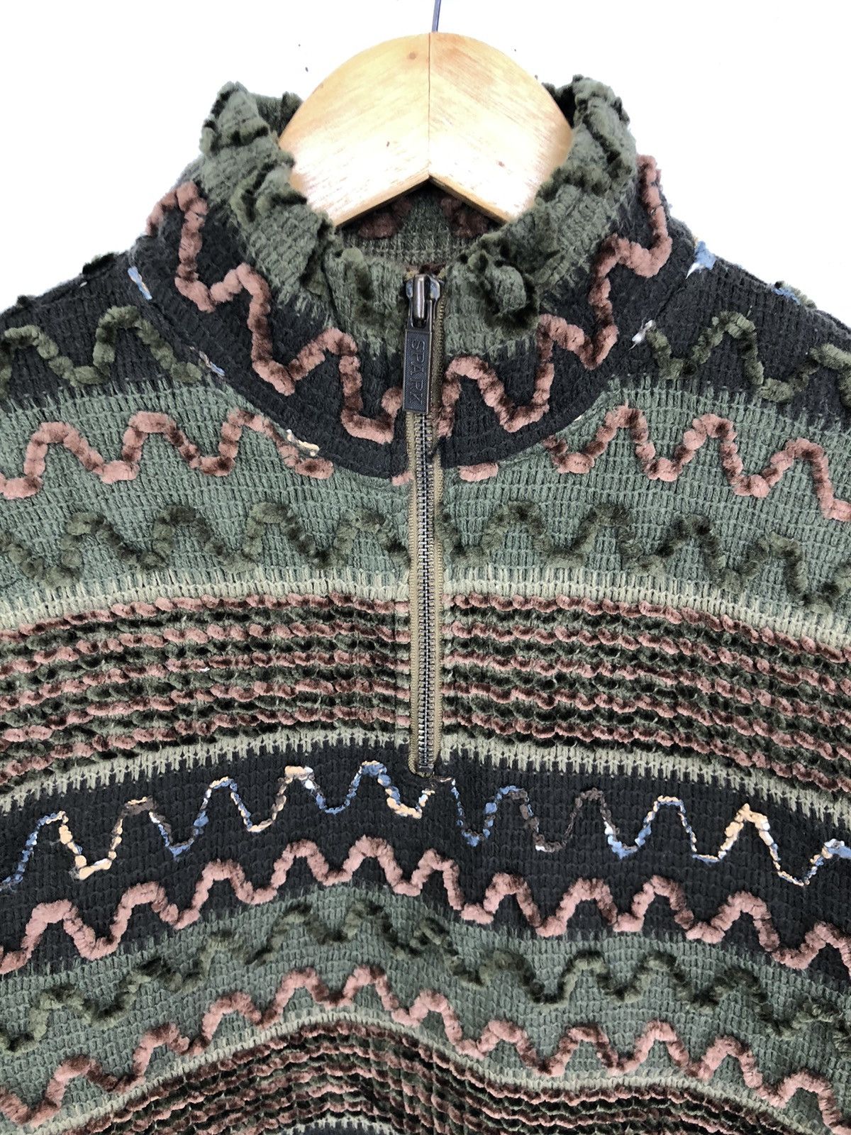 Japanese Brand Bashecinq Femme Paris Half Zipper Sweater Size US M / EU 48-50 / 2 - 4 Thumbnail